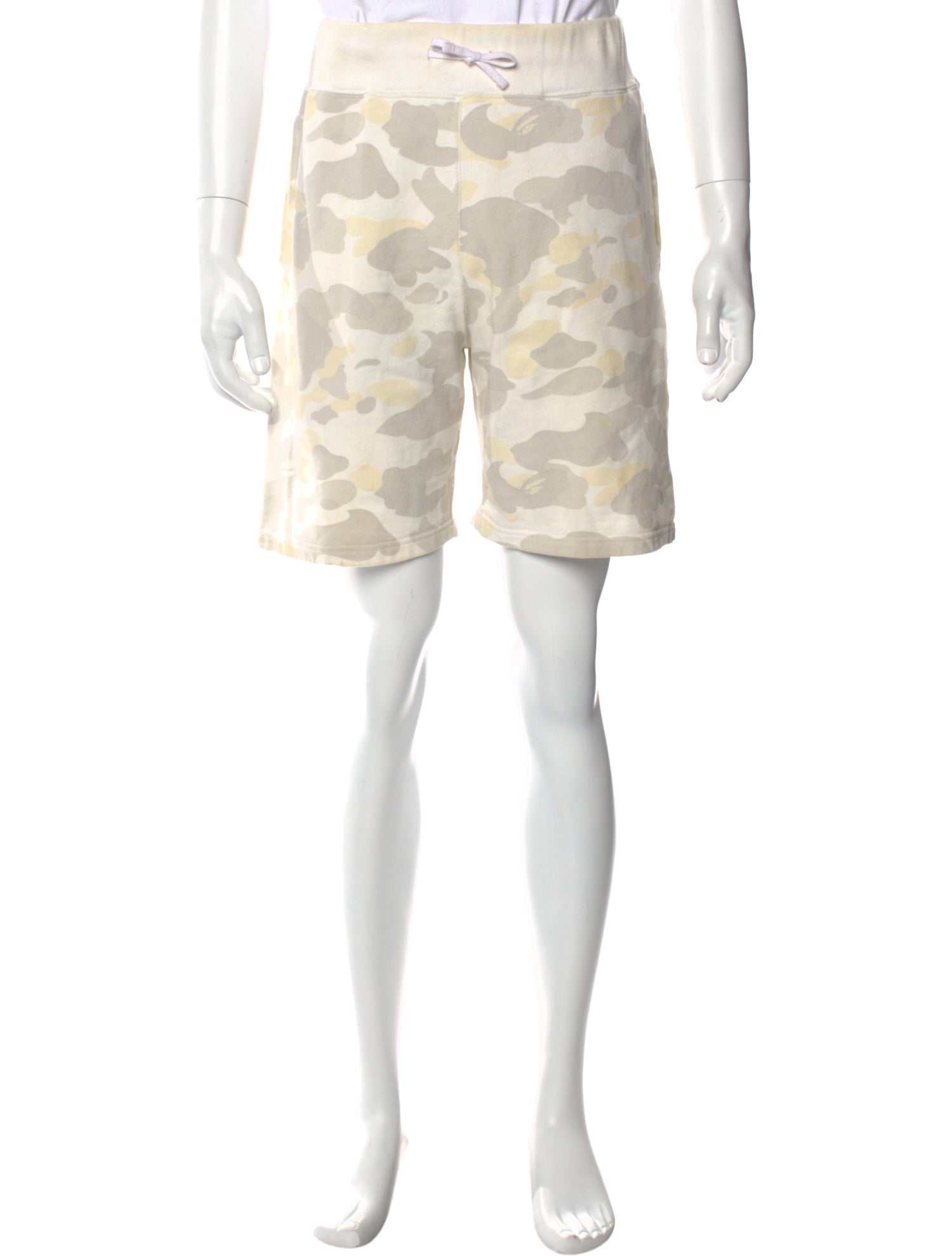 A Bathing Ape Camo Sweat Jogger Shorts
