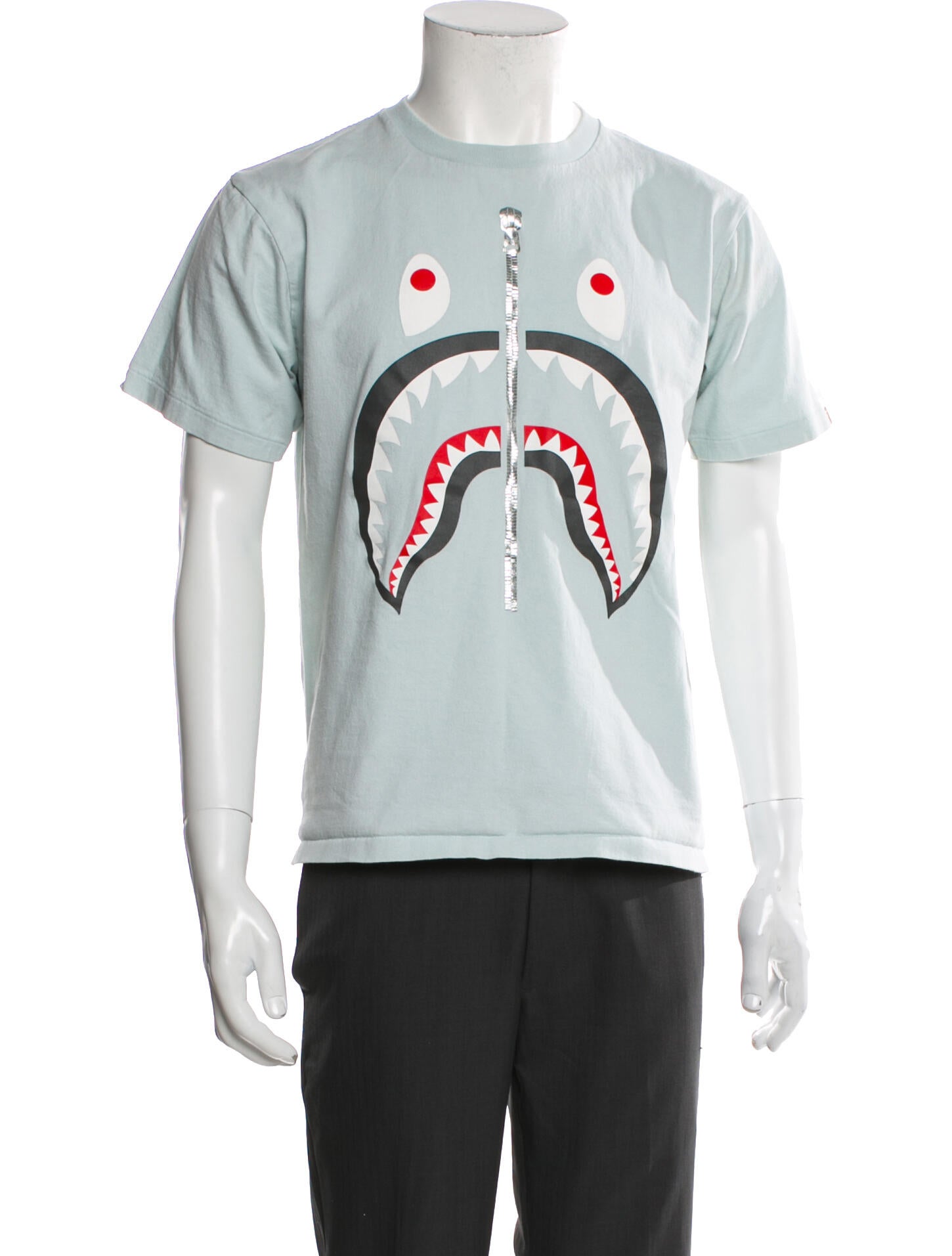 BAPE Zip Shark S/S Graphic Print T-Shirt