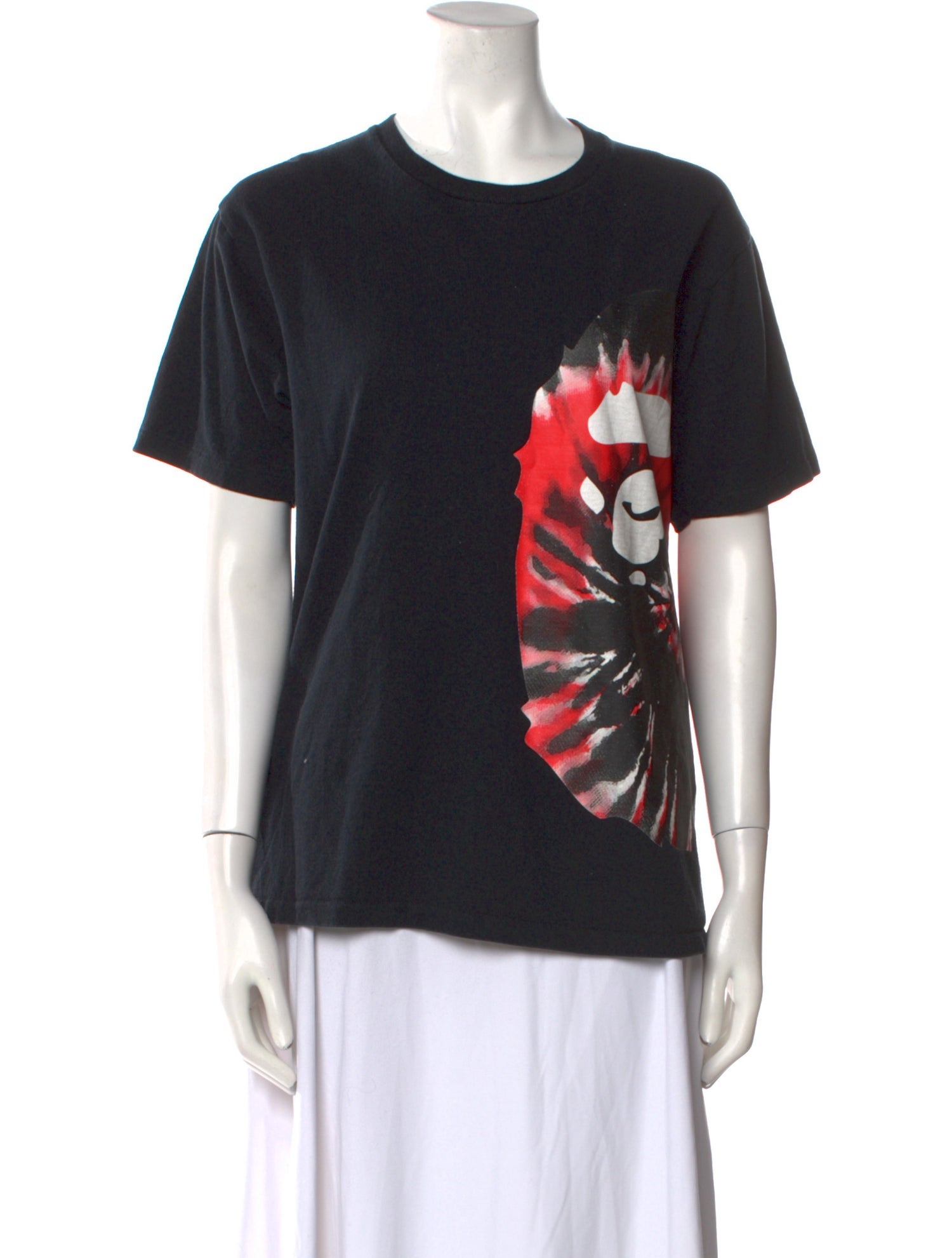 BAPE Tie Dye Logo Graphic Print T-Shirt