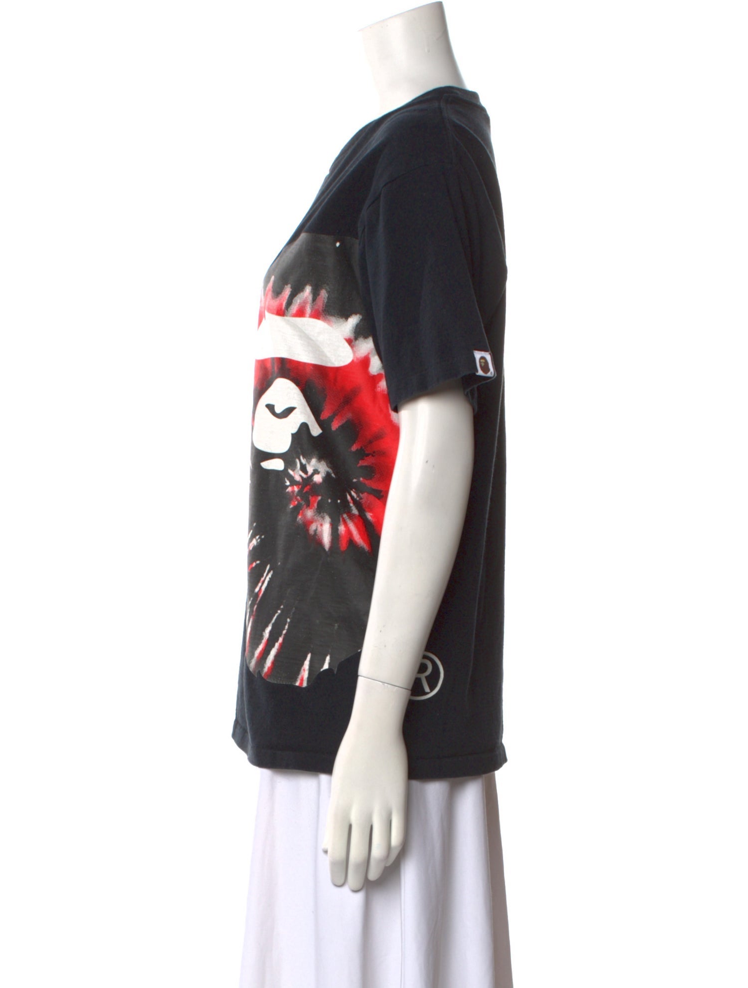 BAPE Tie Dye Logo Graphic Print T-Shirt