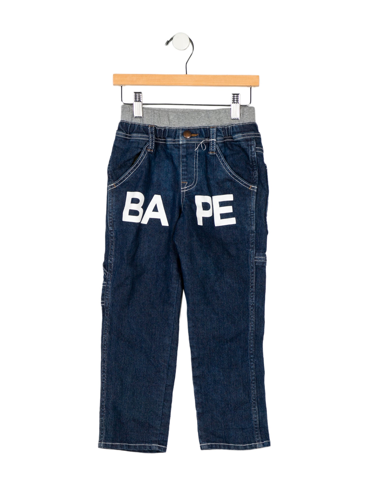 BAPE Kids' Logo Jeans