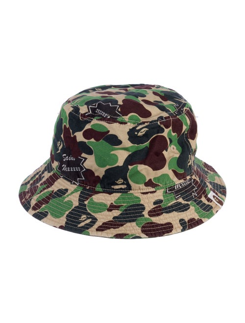 BAPE x Saint Michael Camo Bucket Hat