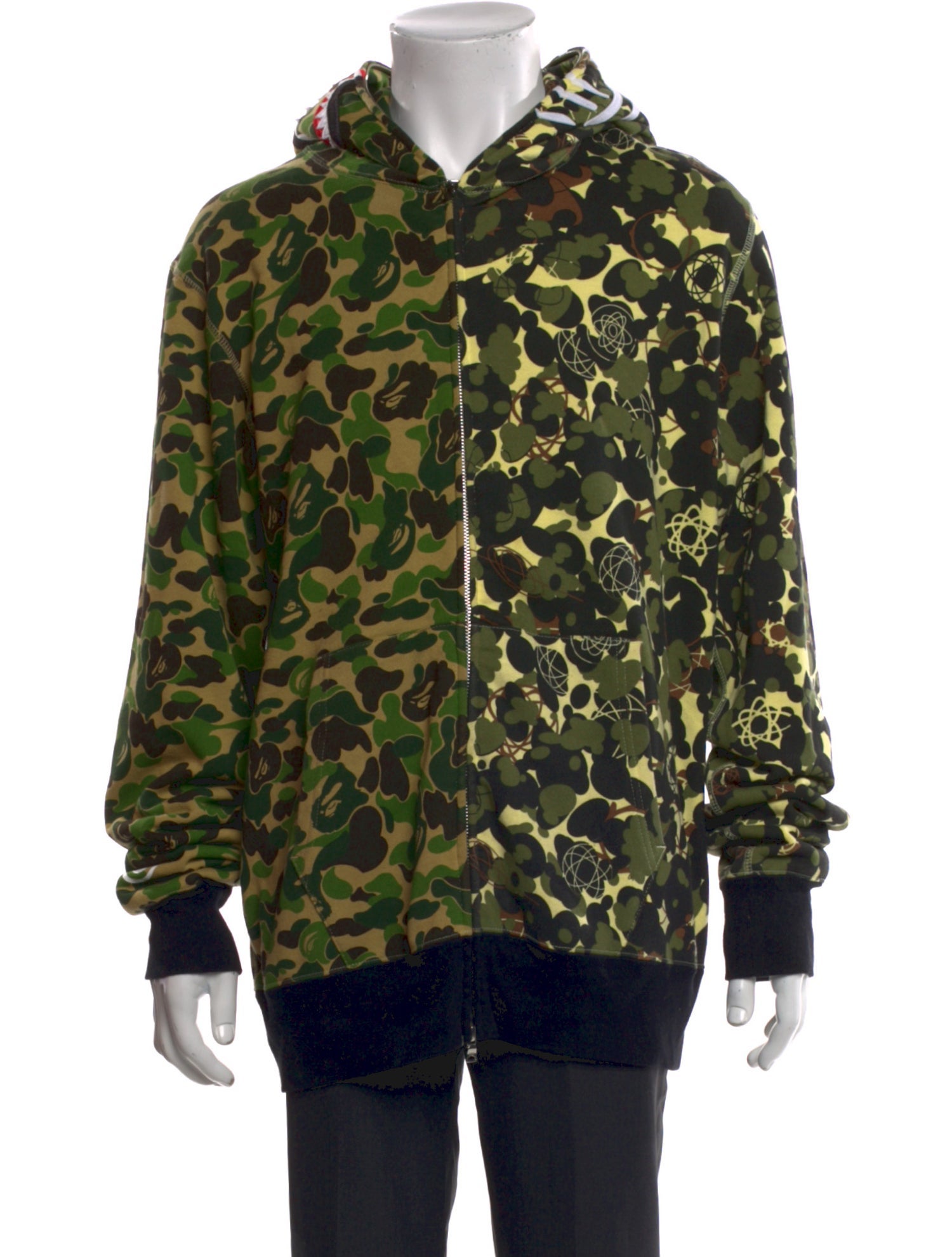 BAPE x Futura 2000 Camouflage Print Hoodie w/ Tags
