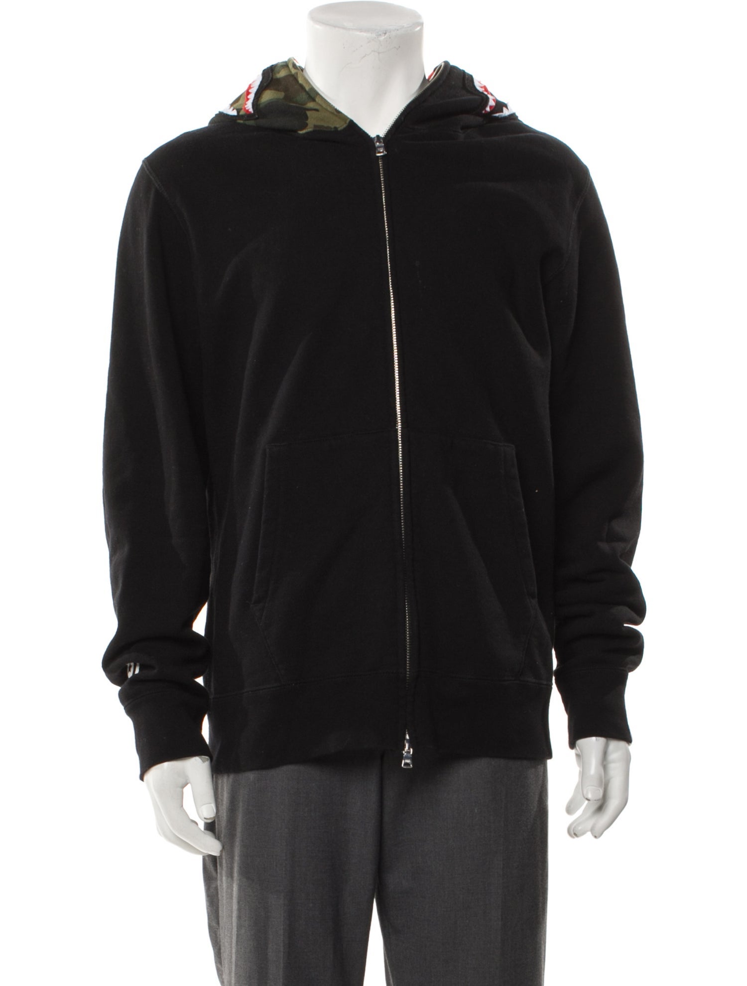 BAPE x Kaws Baby Milo Full Zip Hoodie - Black Sweatshirts