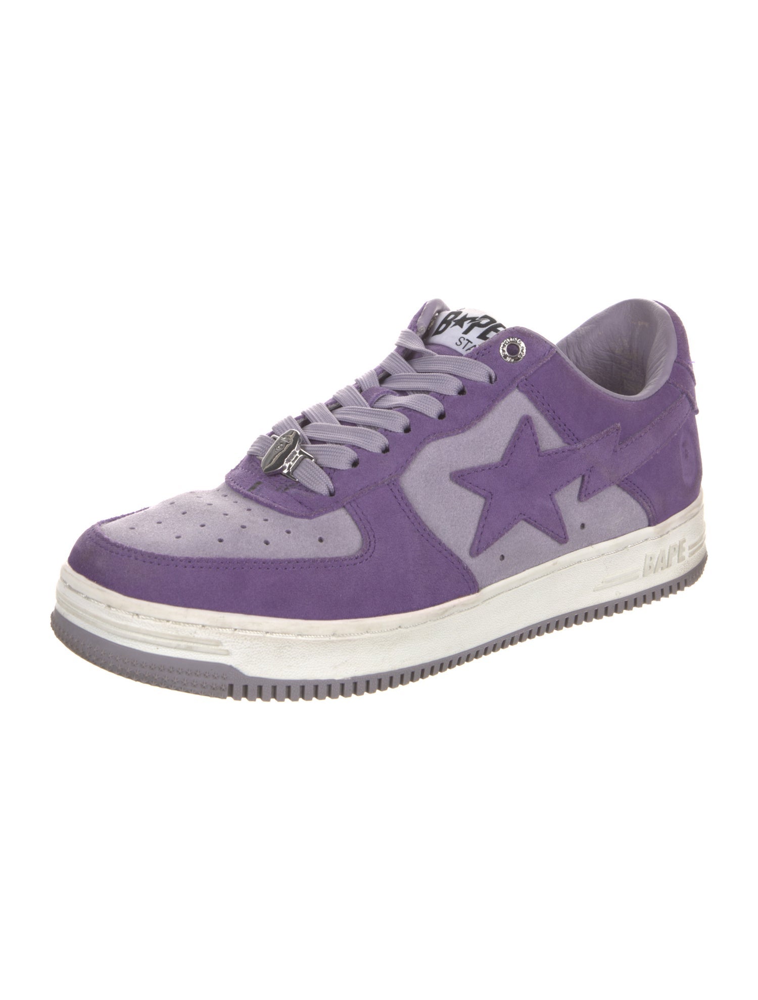 BAPE Leather Printed Sneakers