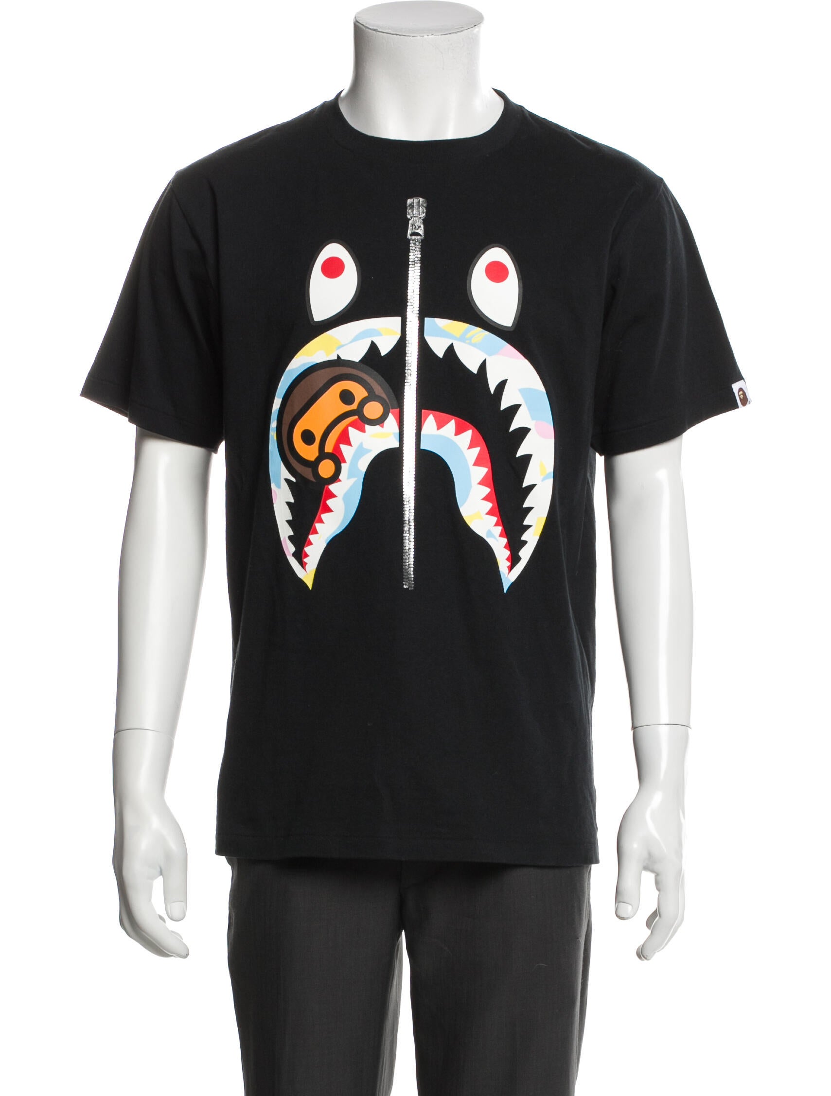 BAPE Shark Graphic Print T-Shirt