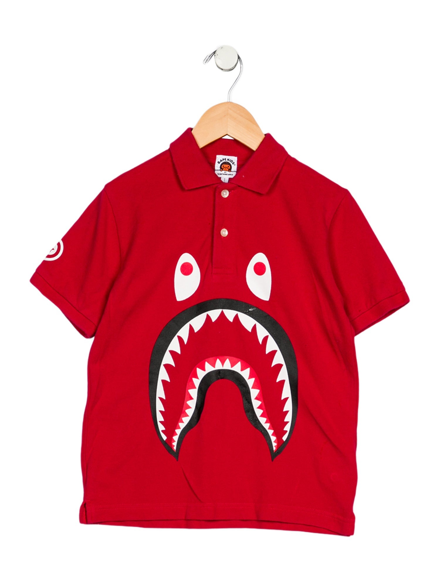 BAPE Kids' Shark Polo