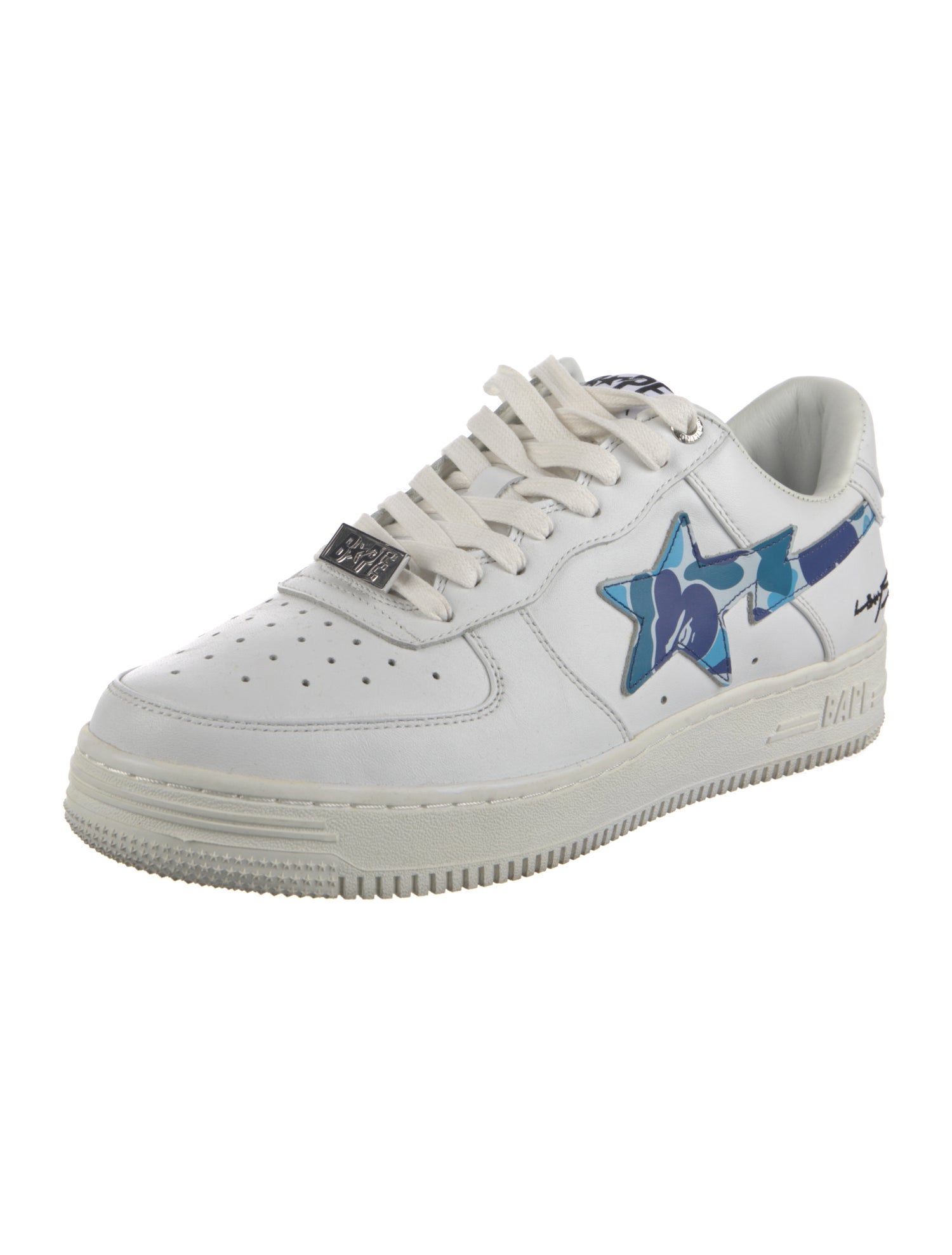 BAPE Bape Sta 'ABC Camo White Blue ' Sneakers