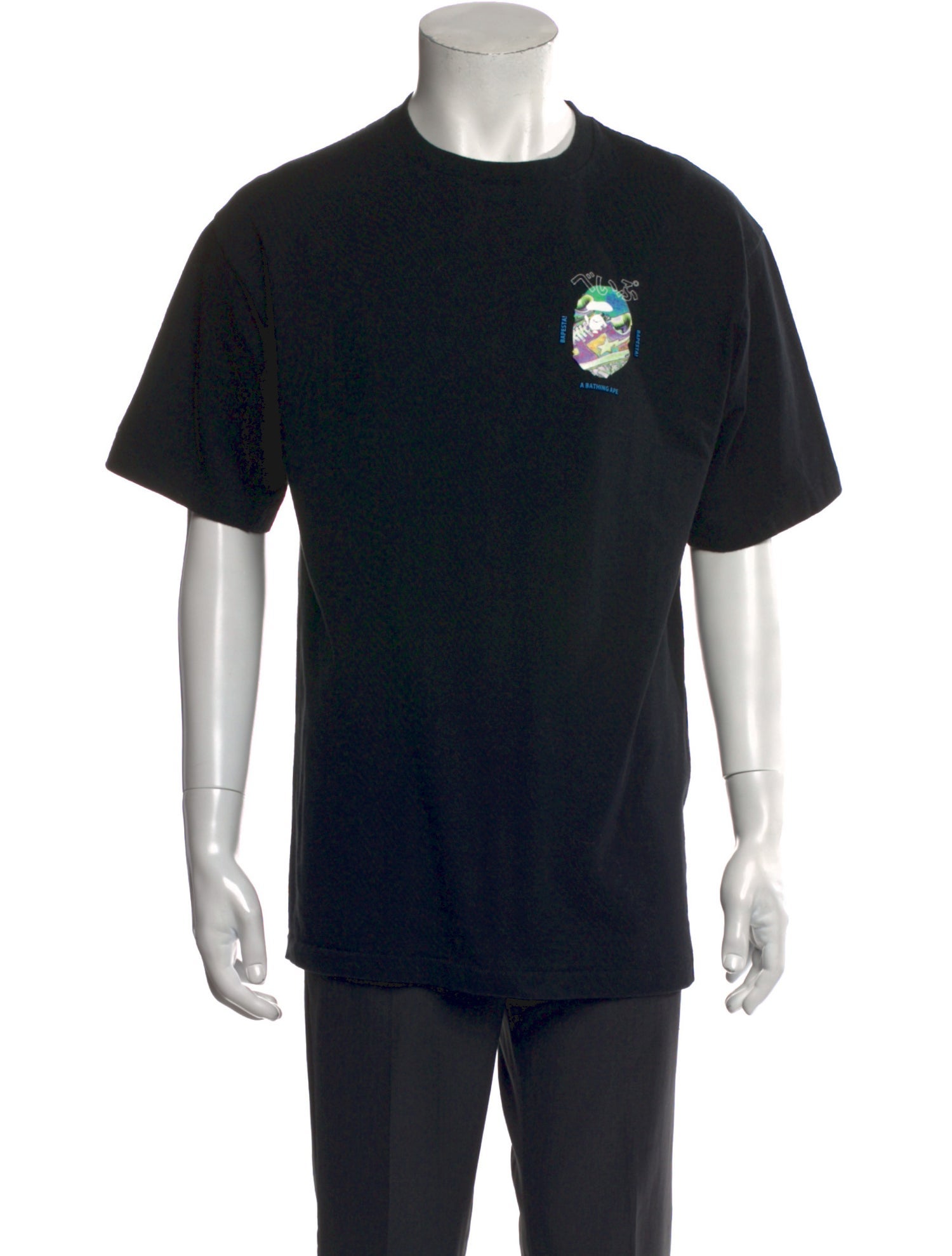 BAPE Graphic Print Crew Neck T-Shirt