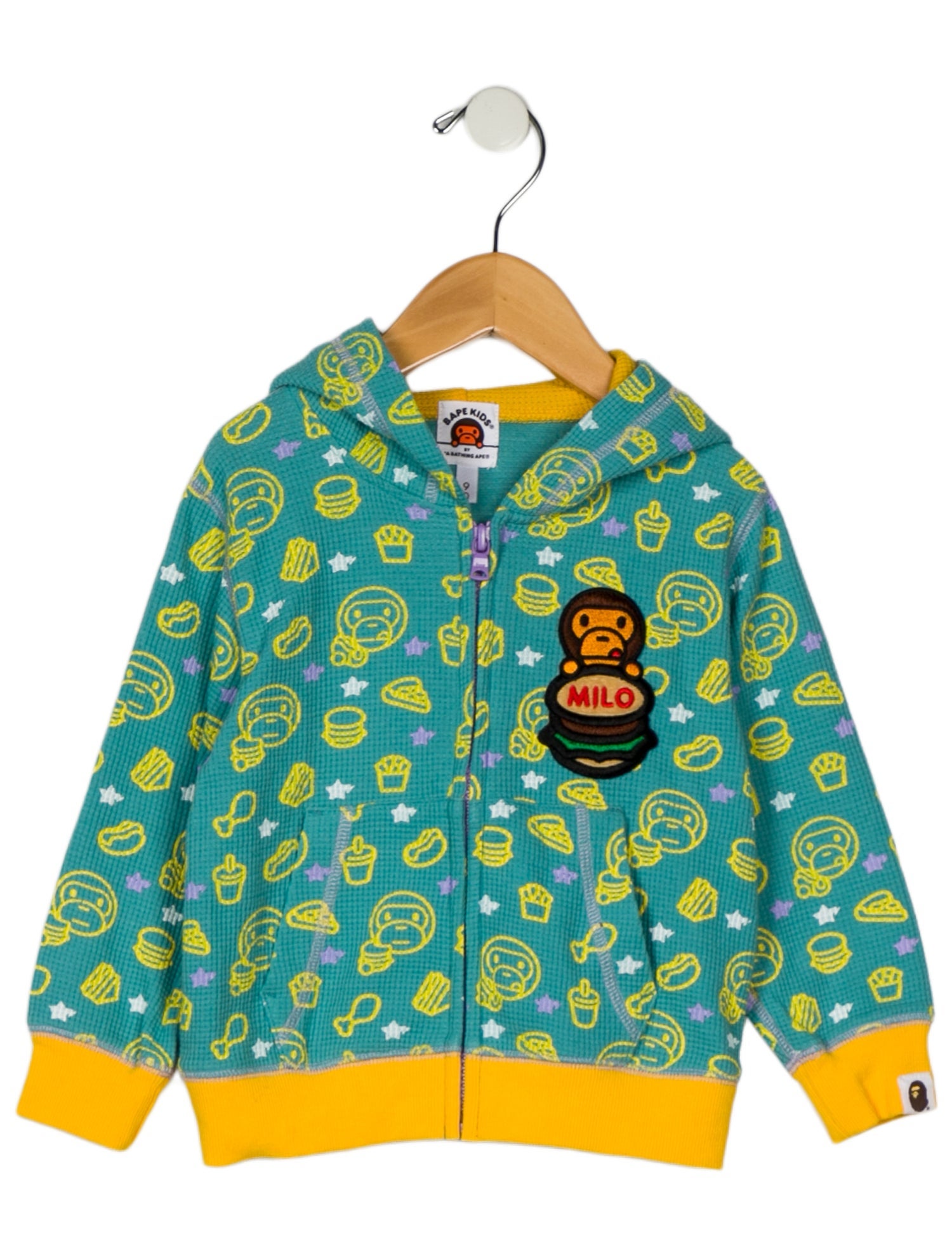 BAPE Thermal Baby Milo Zip Up Hoodie