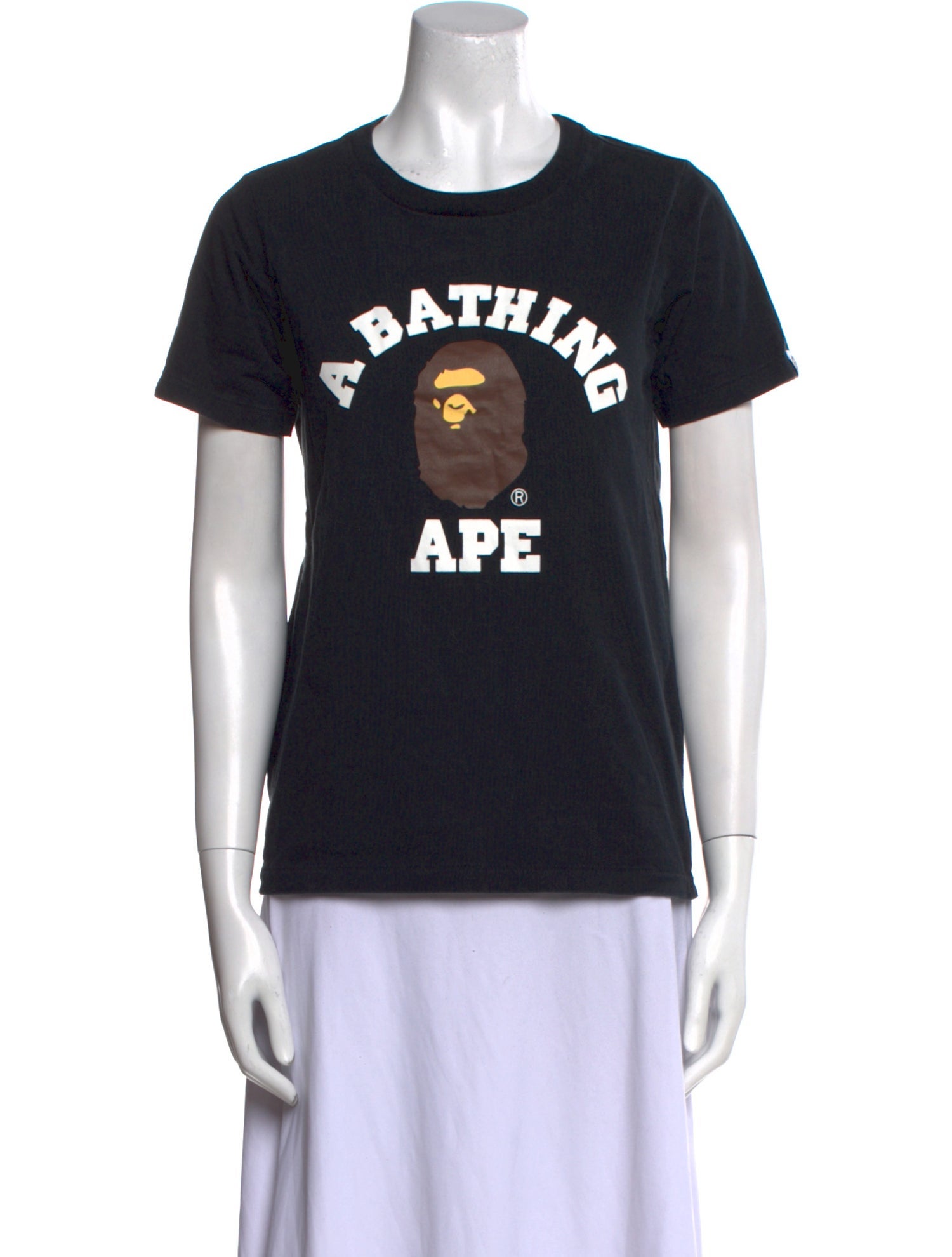 BAPE College Logo Graphic Print T-Shirt