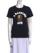 BAPE College Logo Graphic Print T-Shirt