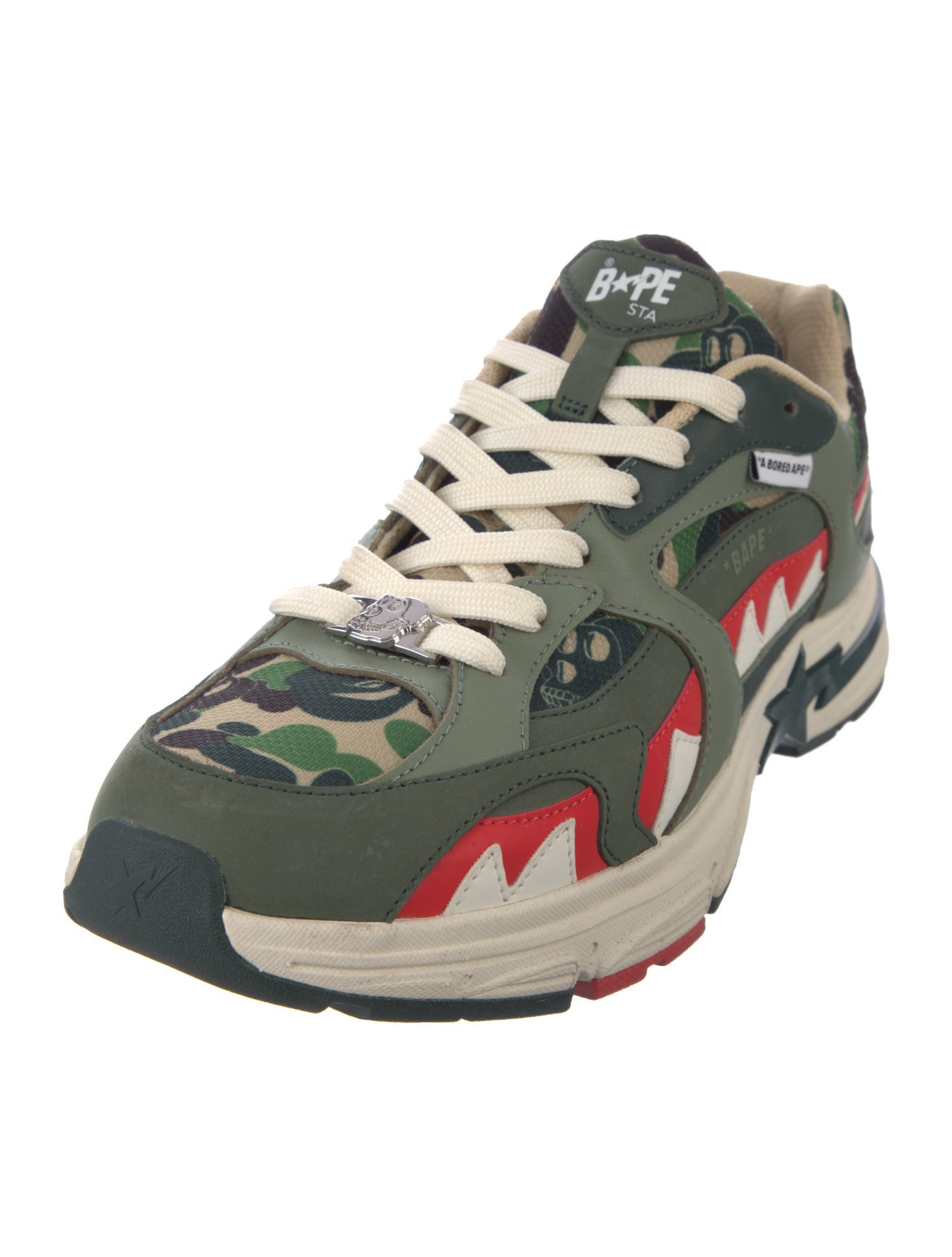 BAPE Bored Ape Yacht Club x Shark Sta 'Green' Sneakers