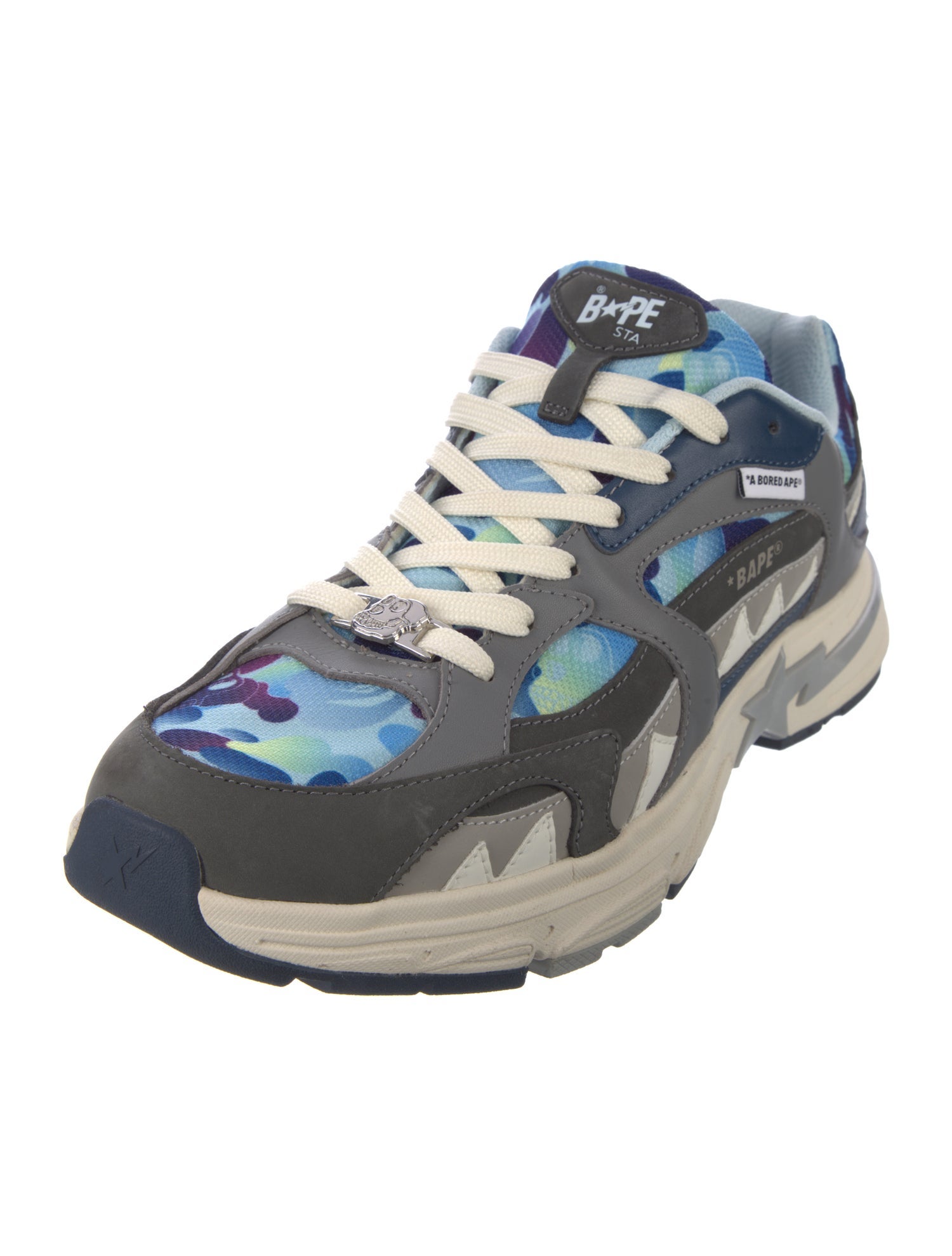 BAPE Bored Ape Yacht Club x Shark Sta 'Blue' Sneakers