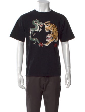 BAPE Tiger and Dragon Graphic Print T-Shirt