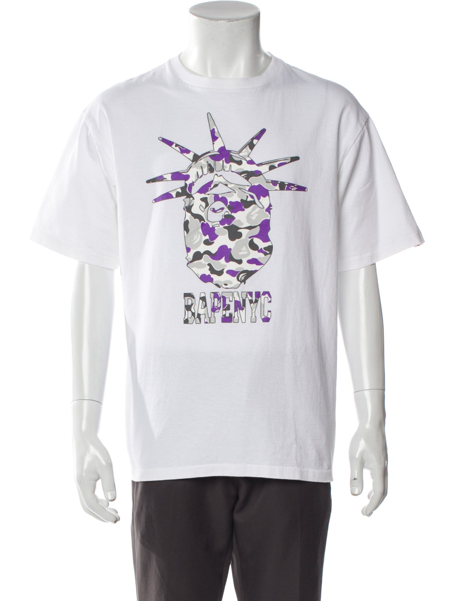 BAPE NYC Camo Graphic Print T-Shirt