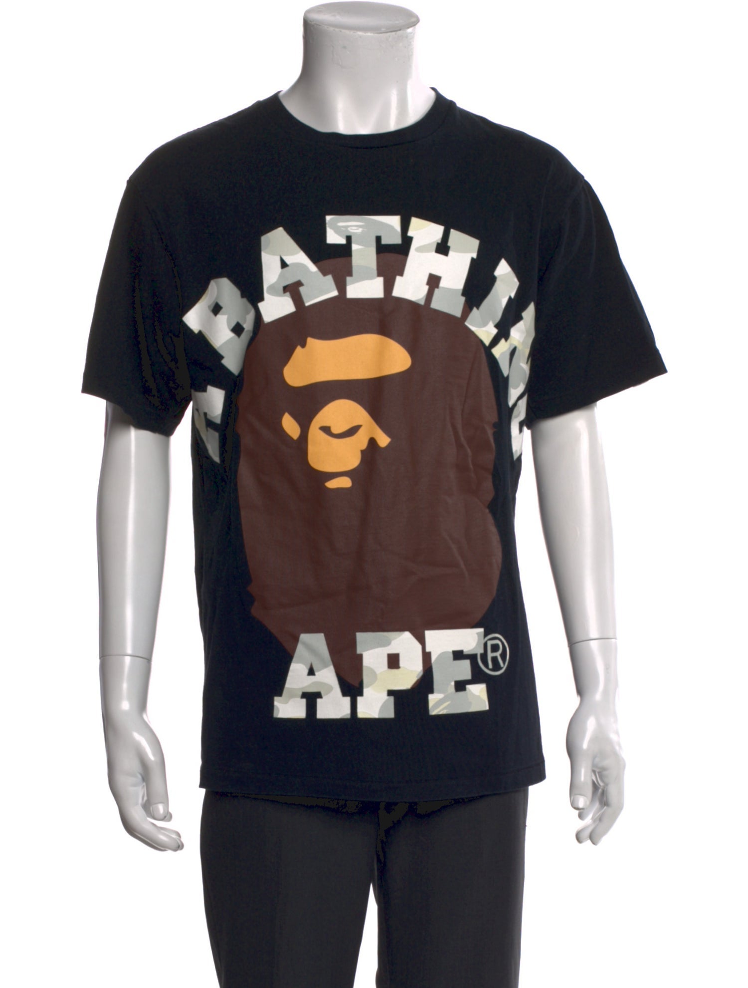 A Bathing Ape Graphic Print Crew Neck T-Shirt
