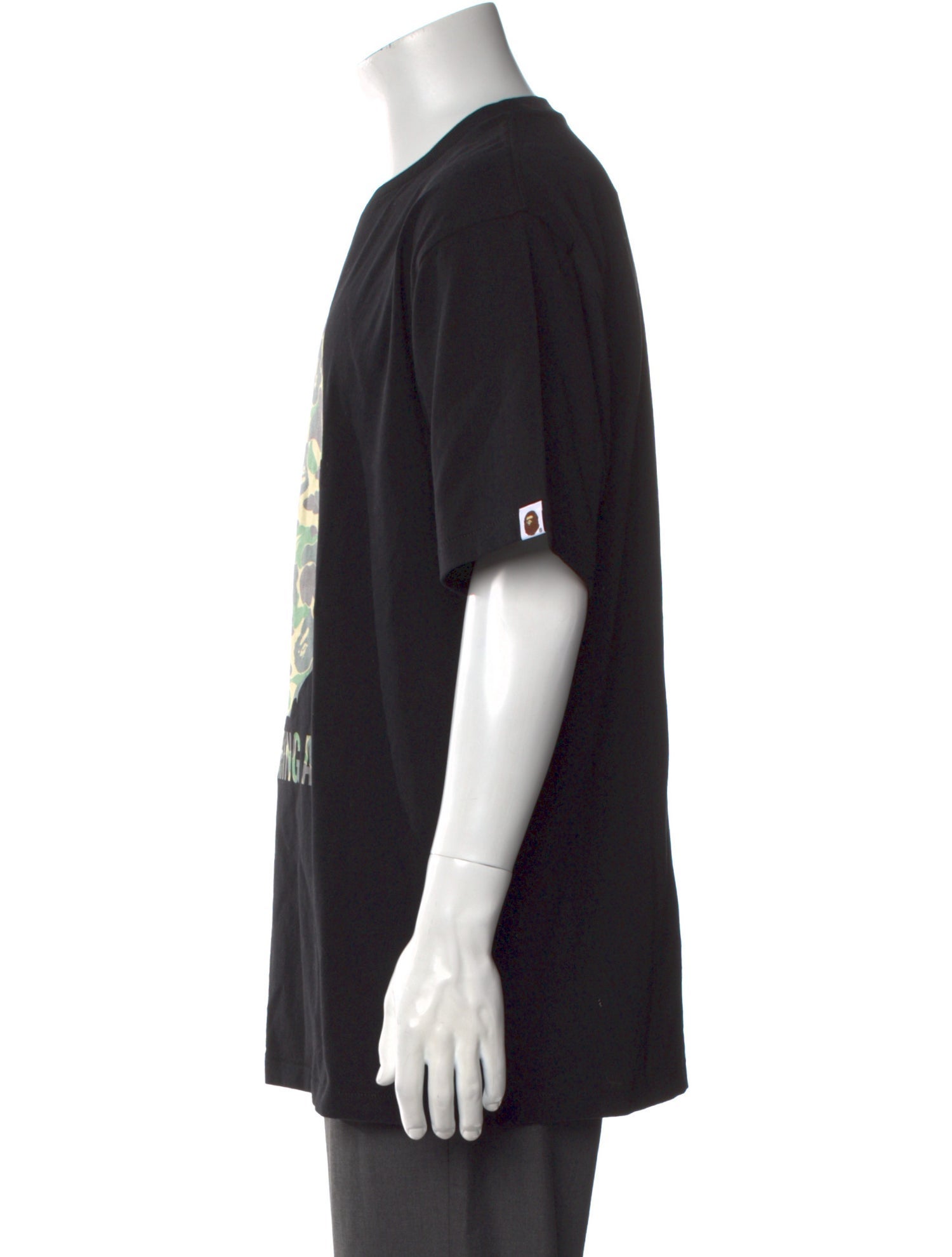 BAPE Camo Head Logo Graphic Print T-Shirt w/ Tags