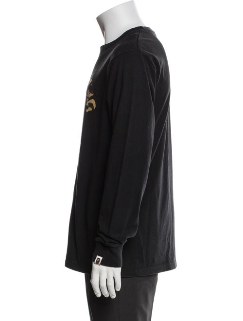 BAPE College Logo L/S Graphic Print T-Shirt