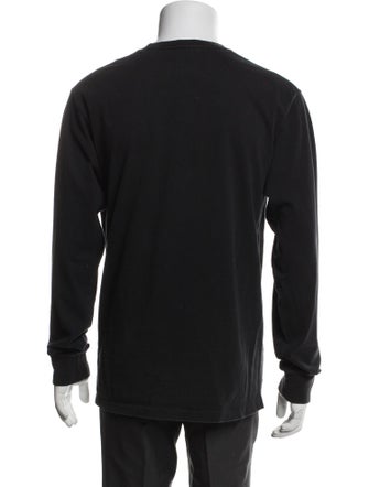 BAPE College Logo L/S Graphic Print T-Shirt