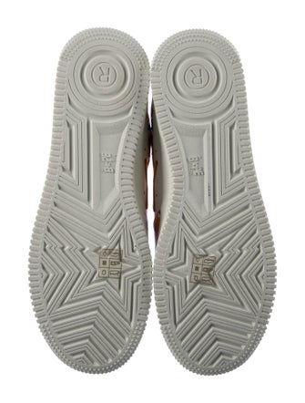 BAPE Leather Printed Sneakers