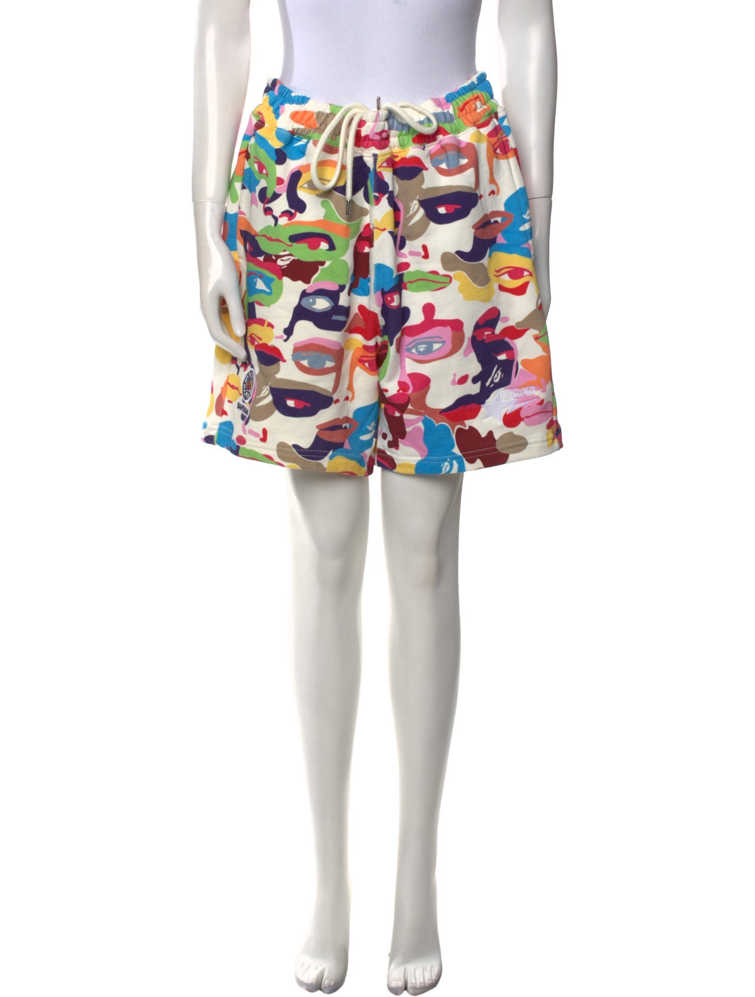 A Bathing Ape x Kid Super Knee-Length Shorts w/ Tags