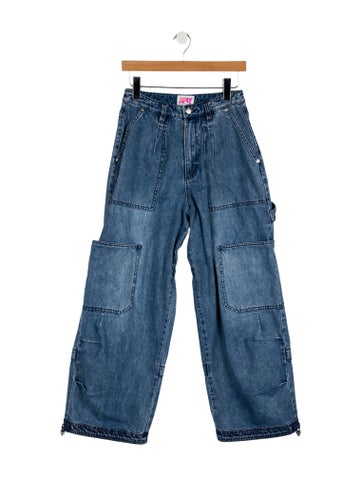 A Bathing Ape Jeans Apee Cargo Wide Leg XS