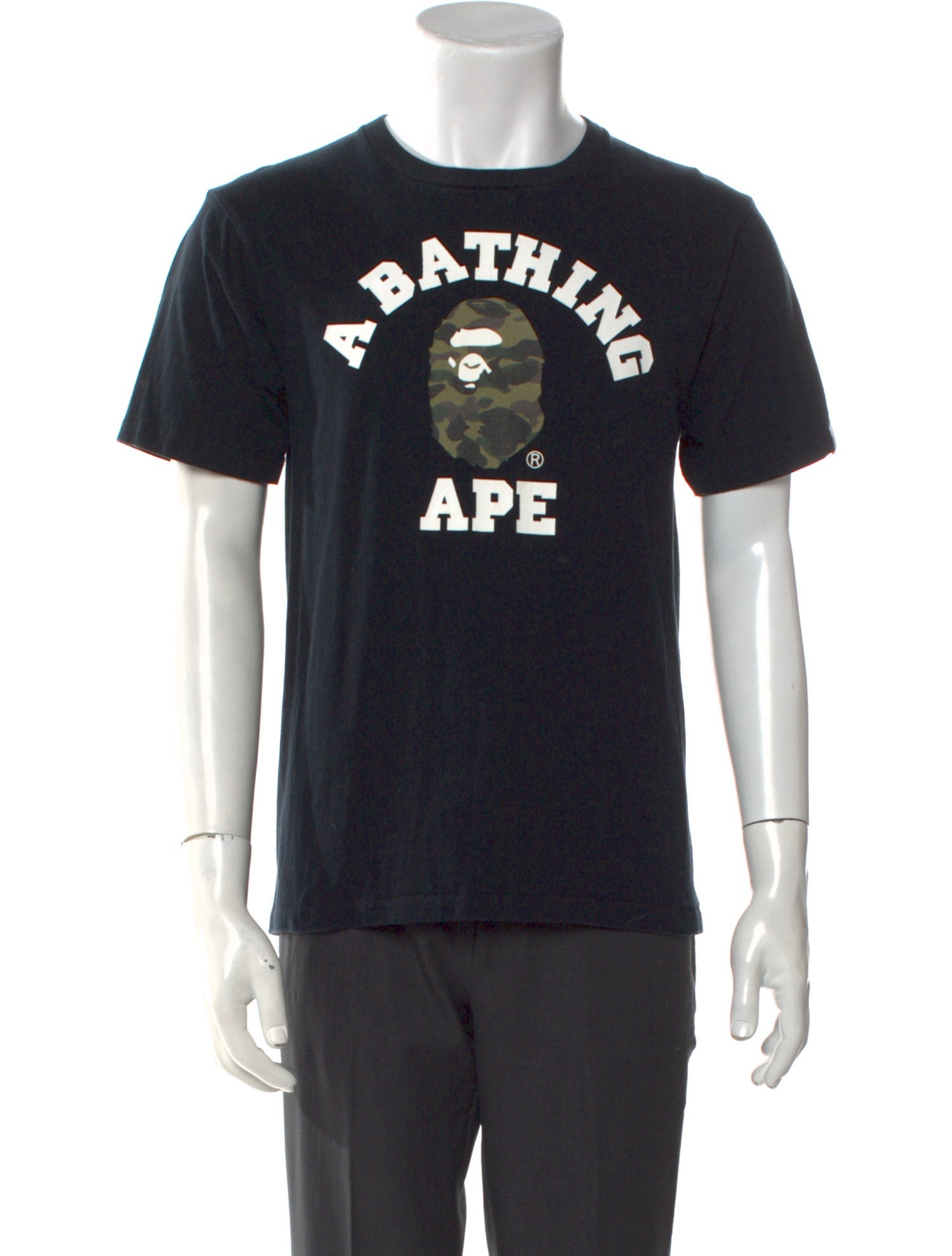 BAPE College Logo Graphic Print T-Shirt