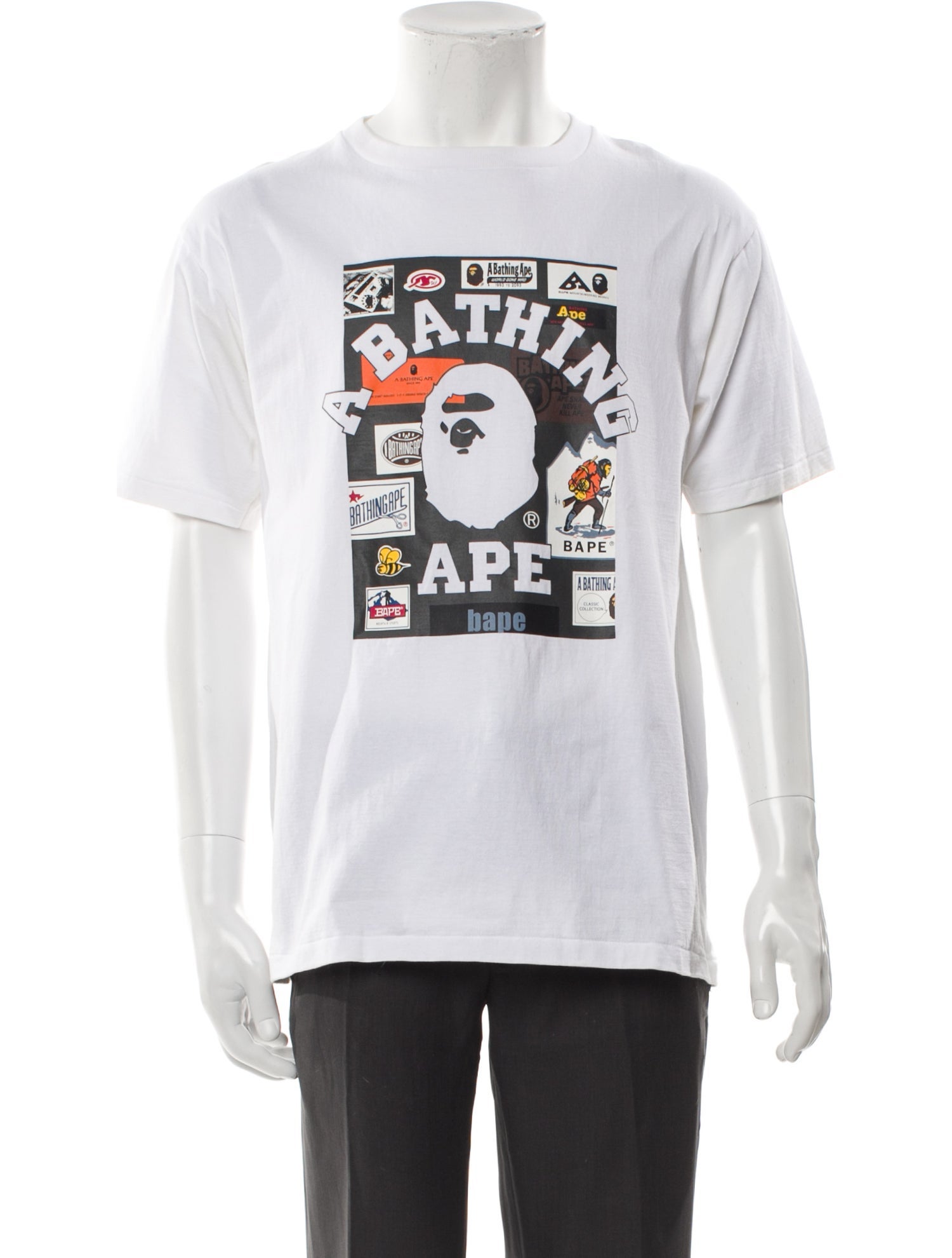 BAPE Graphic Print Crew Neck T-Shirt
