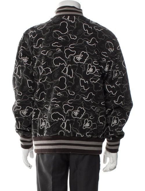 BAPE Camo Varsity 'Black' Printed Bomber Jacket