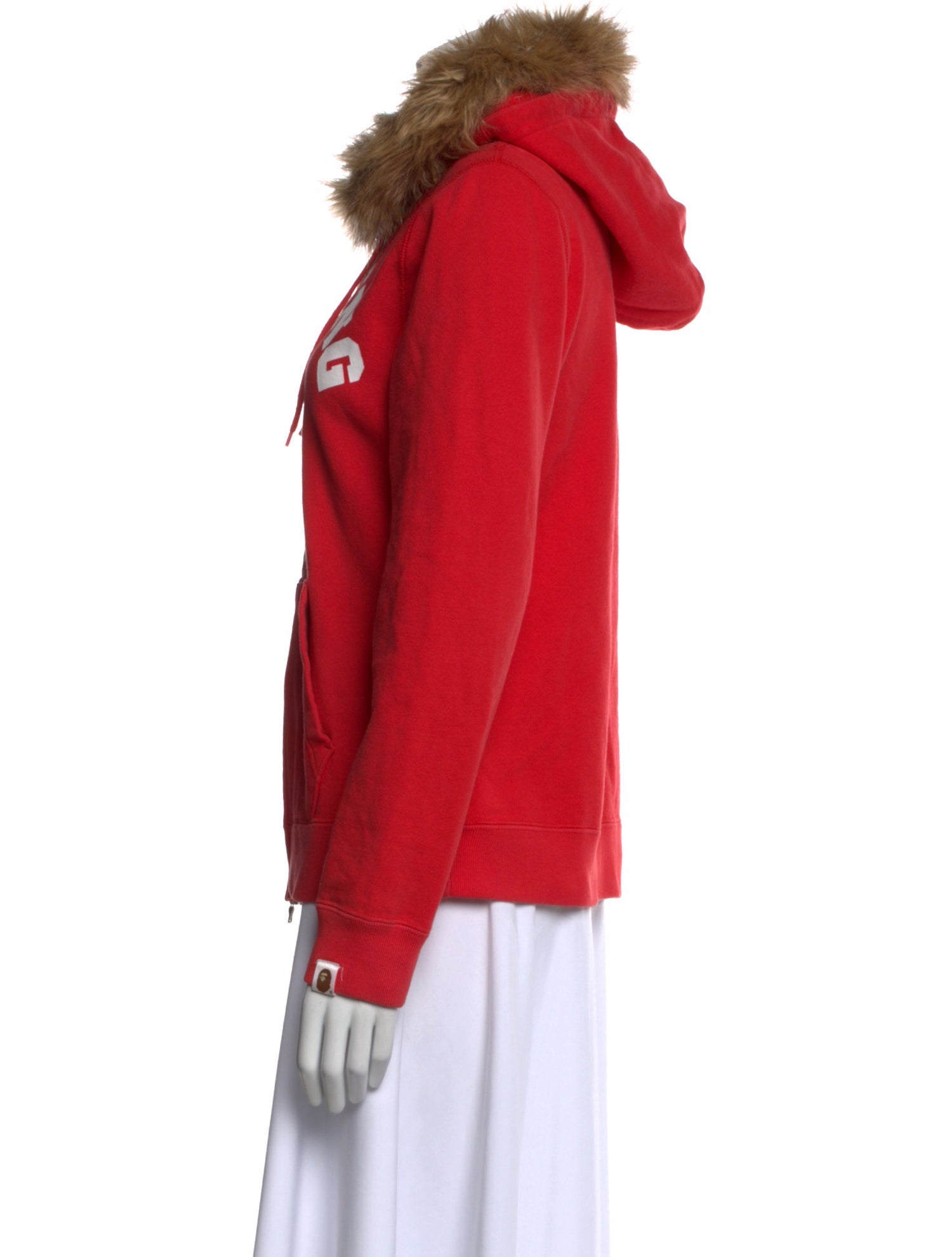 A Bathing Ape College Logo Graphic Print Sweater