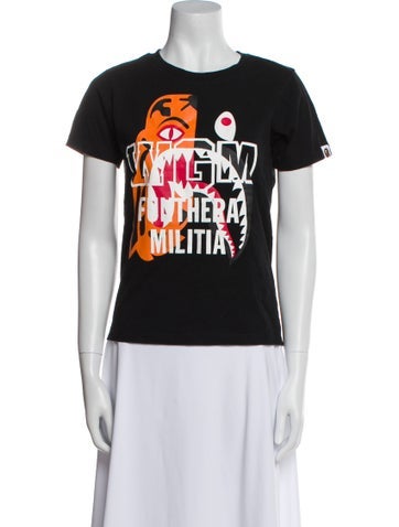 Bape Tops WGM Graphic Print T-Shirt XXS