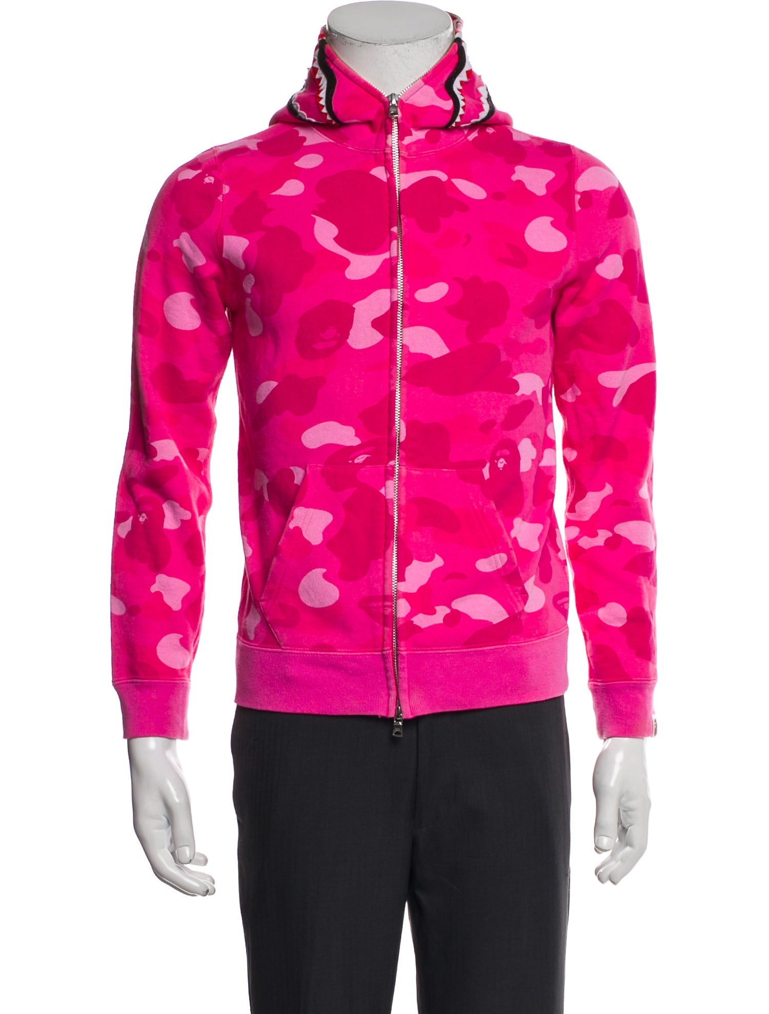 BAPE Floral Print Mock Neck Sweatshirt