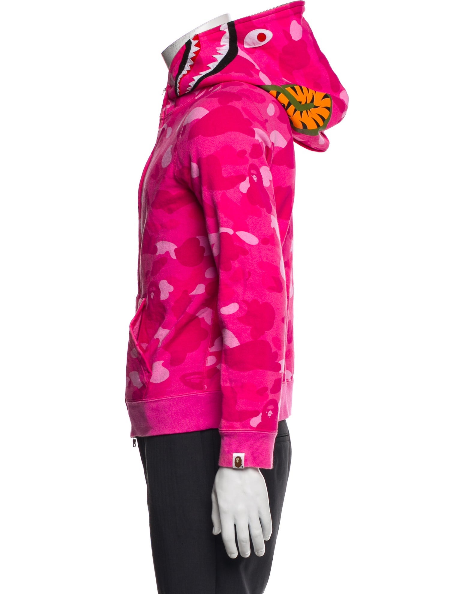 BAPE Floral Print Mock Neck Sweatshirt