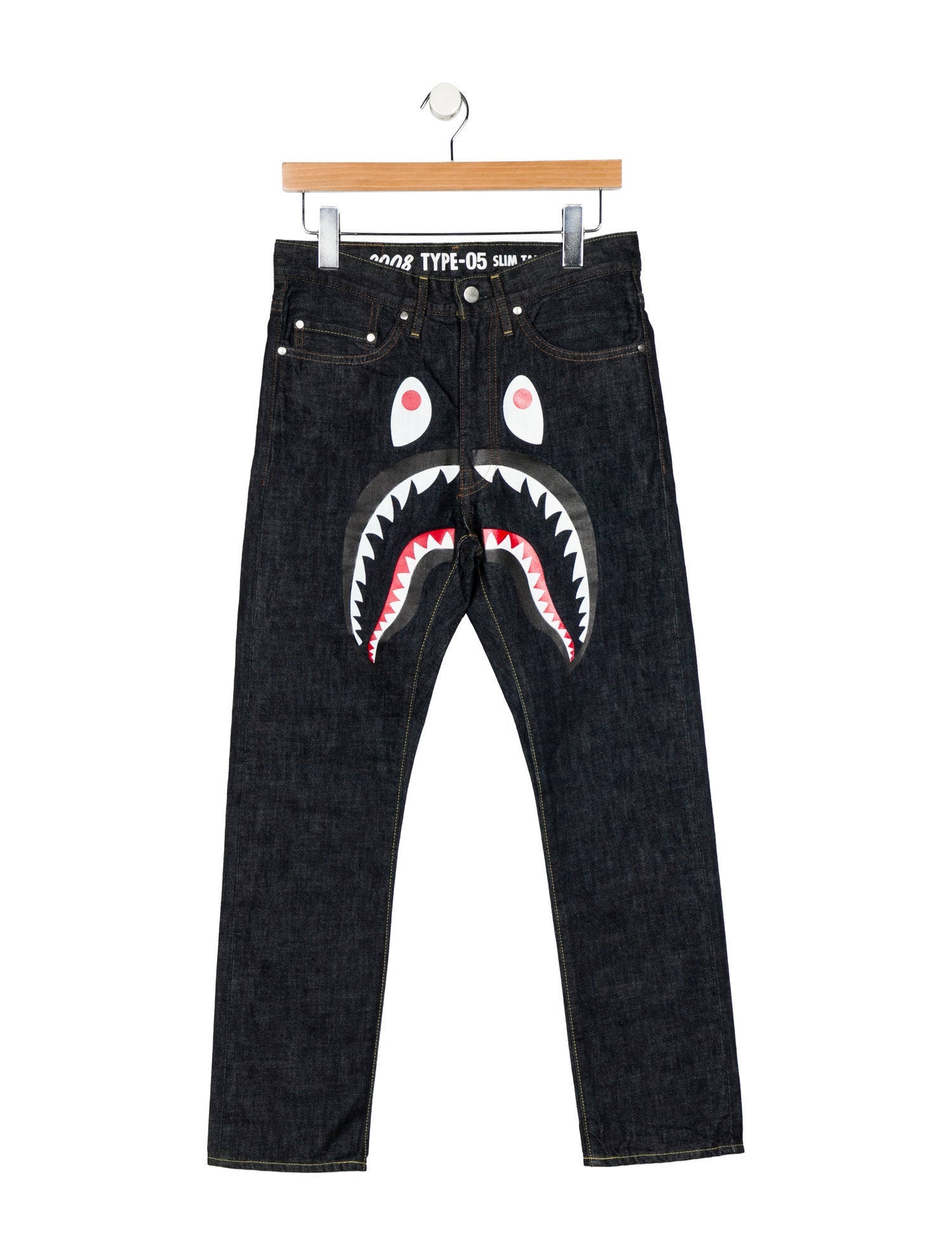 A Bathing Ape Type-05 Shark Skinny Jeans