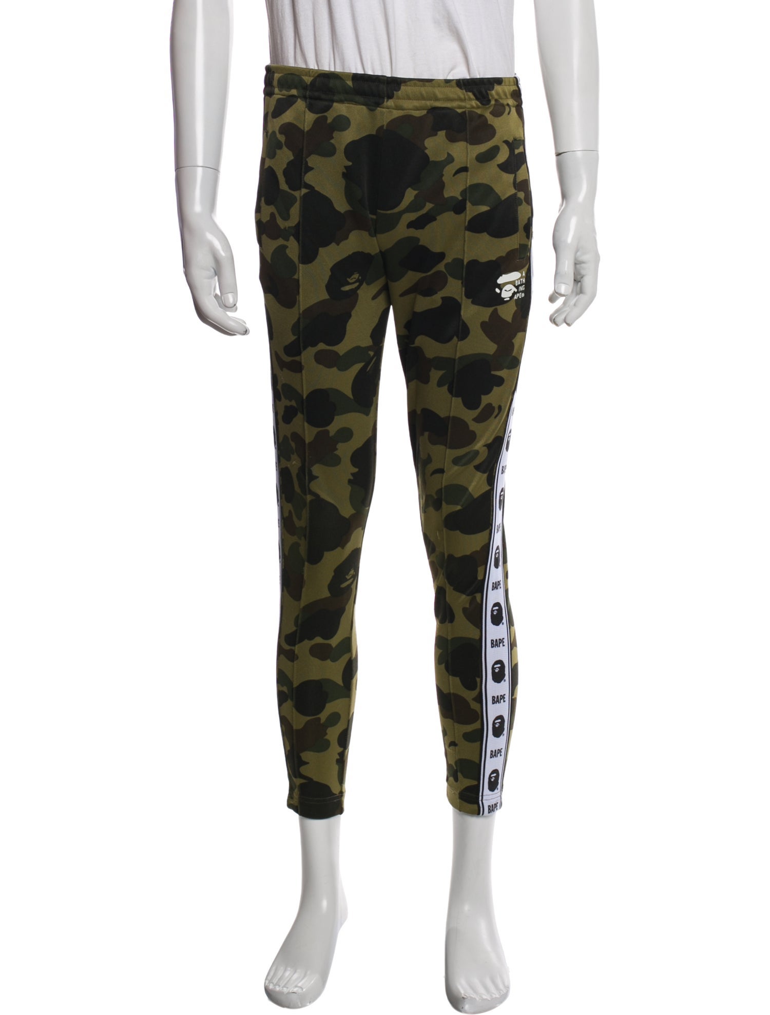 A Bathing Ape Camouflage Print Sweatpants