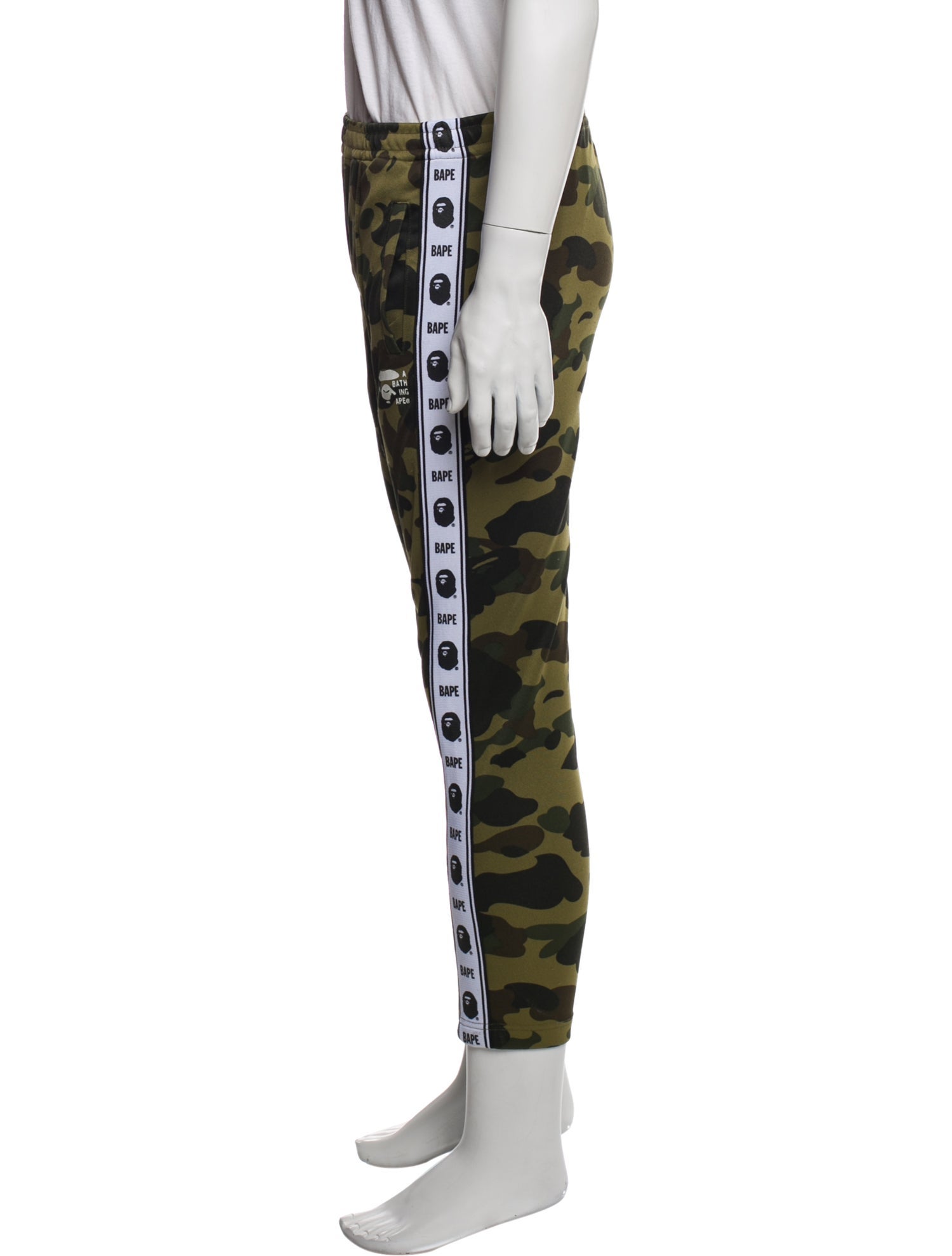 A Bathing Ape Camouflage Print Sweatpants