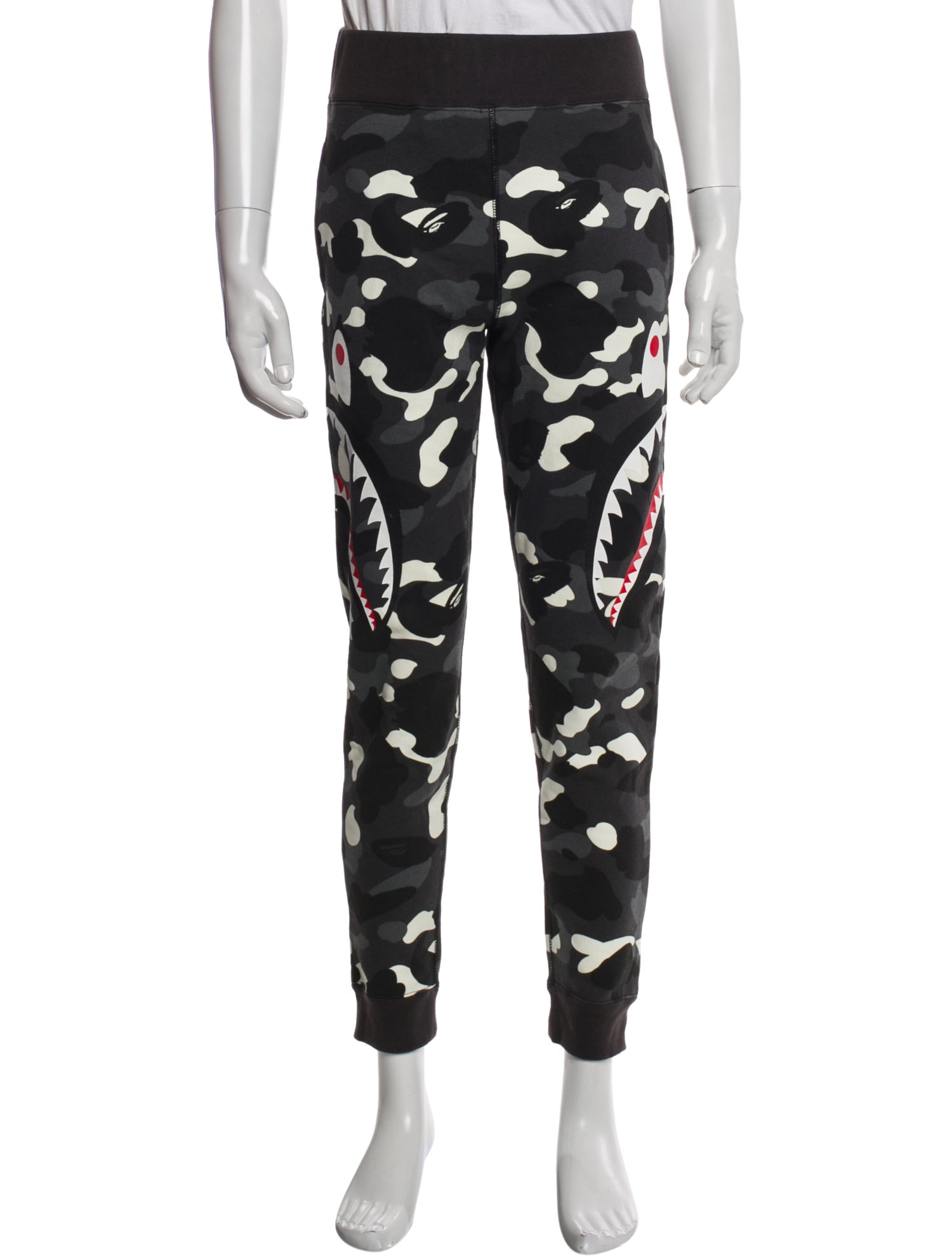 A Bathing Ape Glow In The Dark Camo Printed Lounge Bottoms w/ Tags