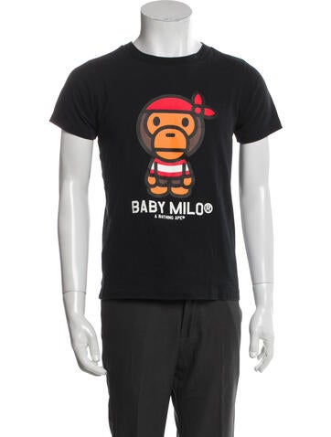 Bape Tops Baby Milo Graphic Print Top S
