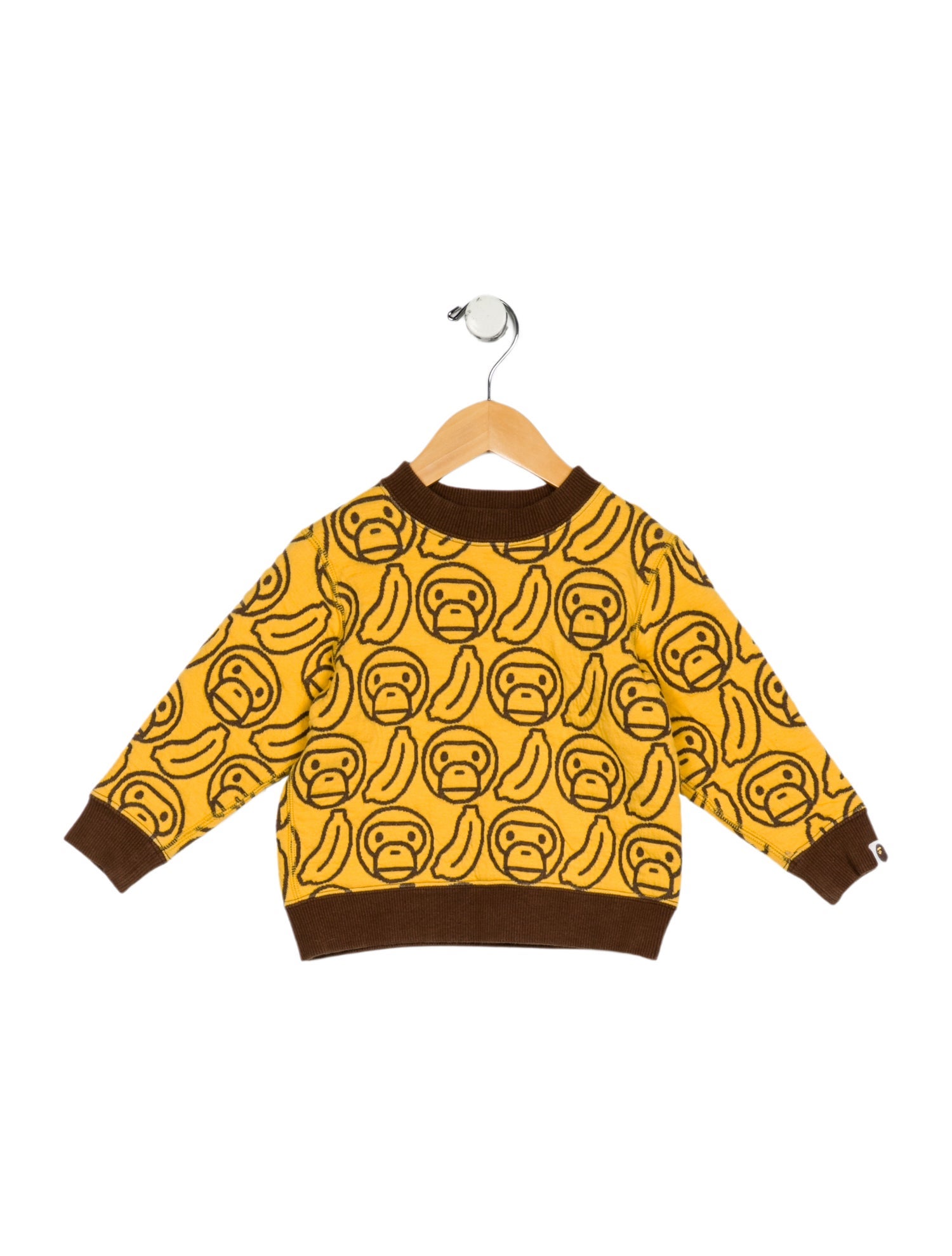 BAPE Kids Banana Milo Knit Sweatshirt