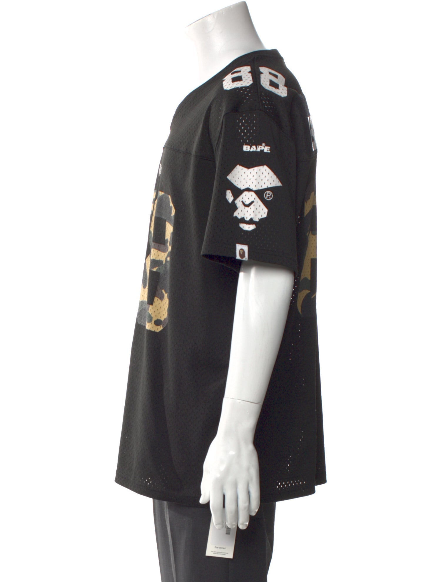 BAPE Football Jersey Tie-Dye Print T-Shirt