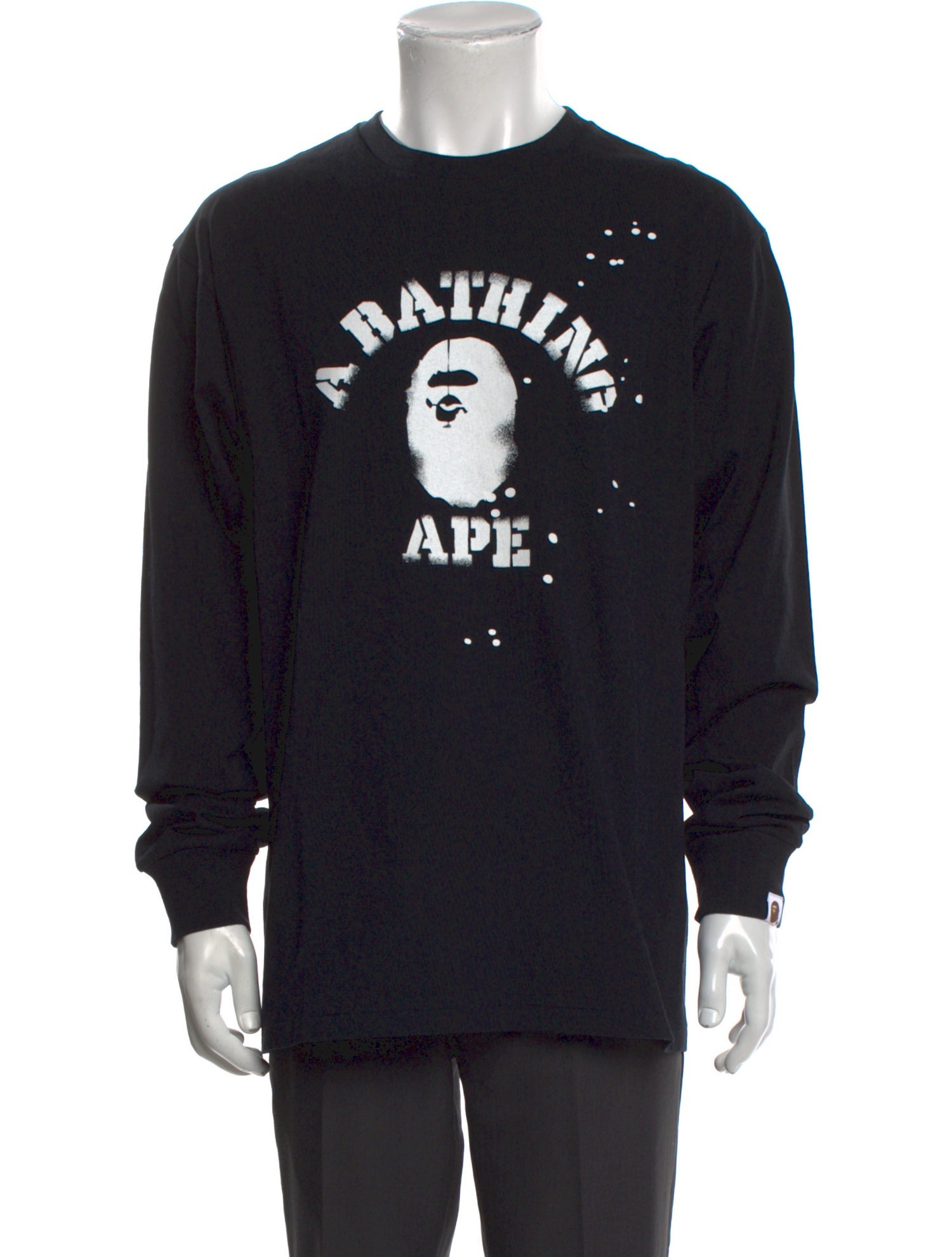 BAPE Stencil College Graphic Print T-Shirt