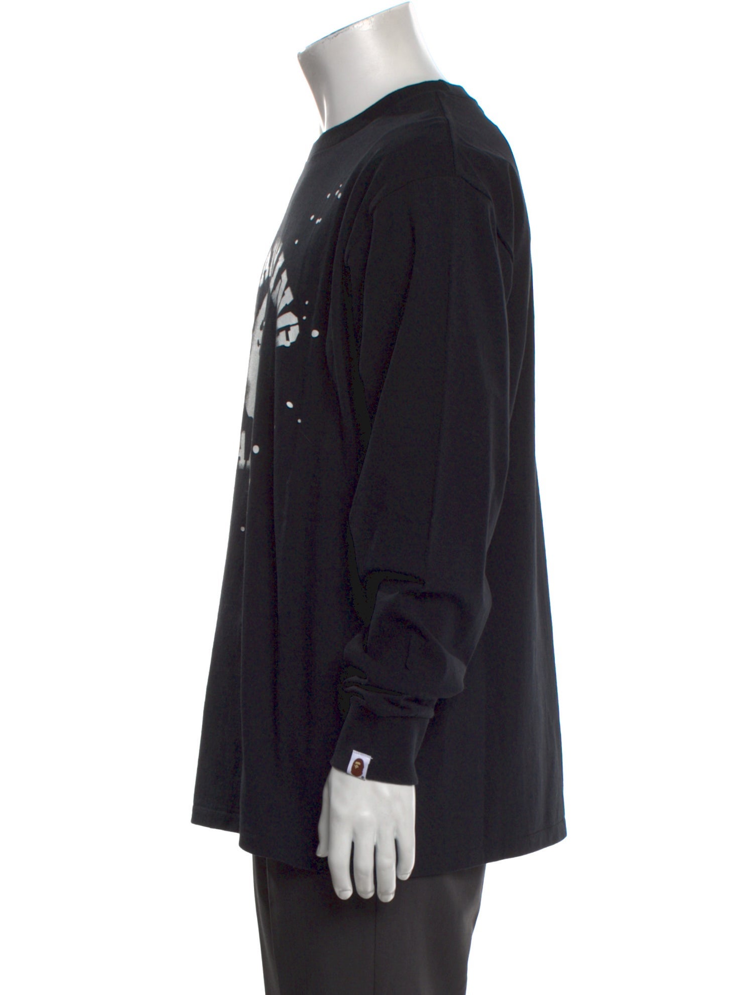 BAPE Stencil College Graphic Print T-Shirt