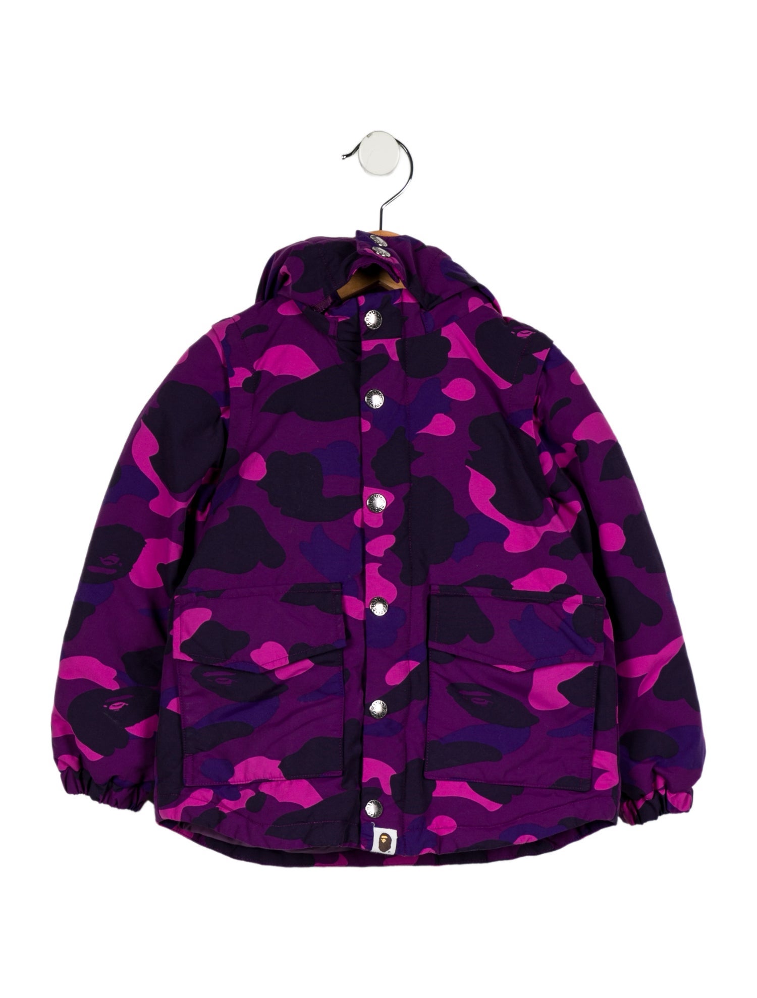 BAPE Boys' Camo Puffer Jacket