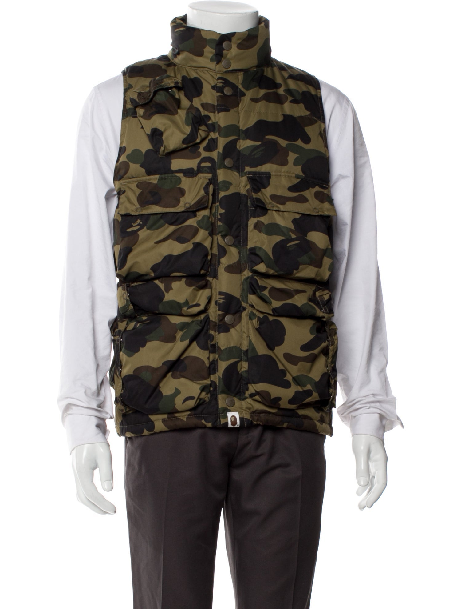 BAPE Camo Utility Camouflage Print Vest