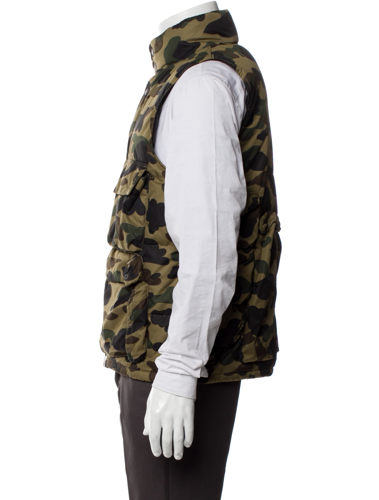 BAPE Camo Utility Camouflage Print Vest