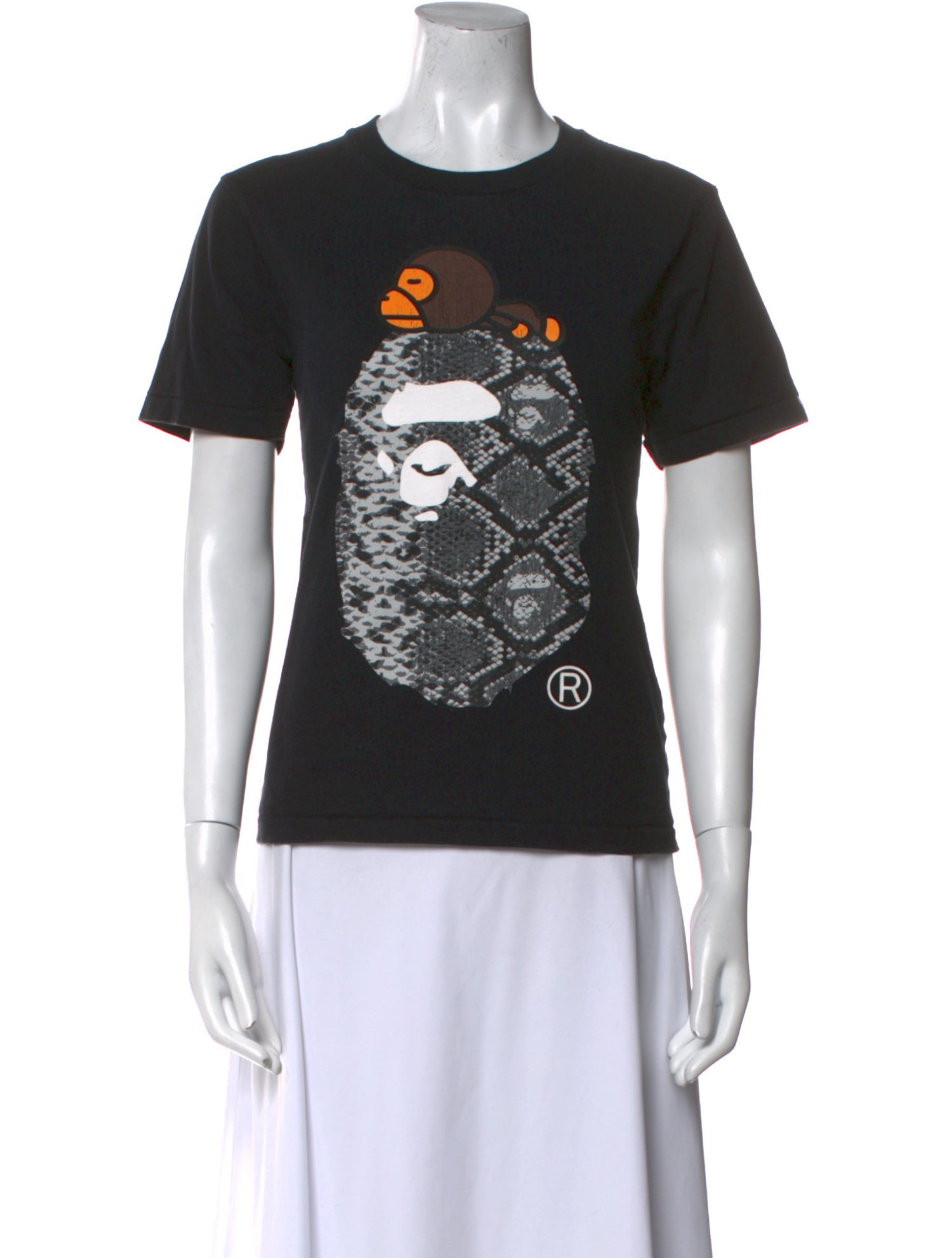 BAPE Graphic Print Crew Neck T-Shirt