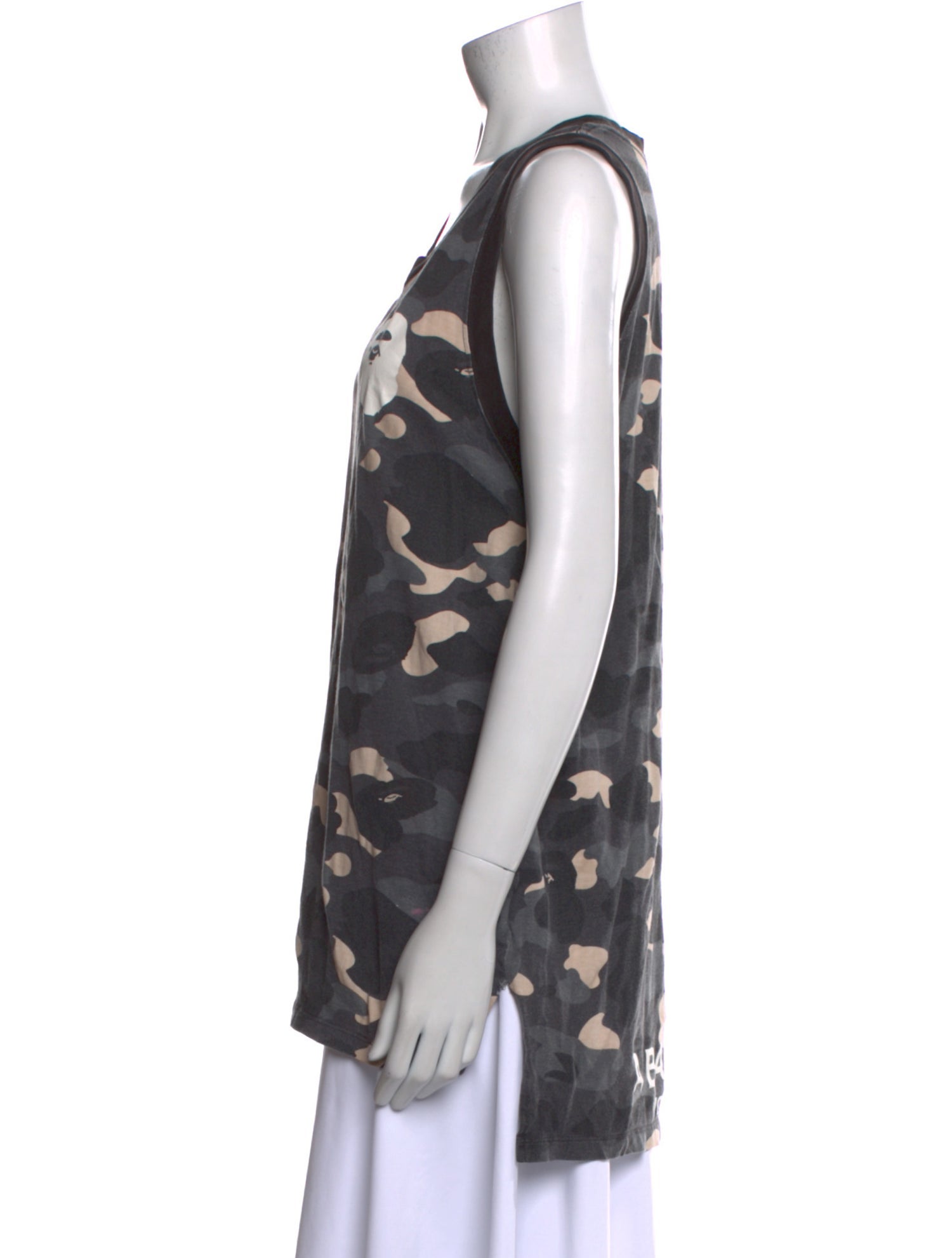 BAPE Printed Scoop Neck Top