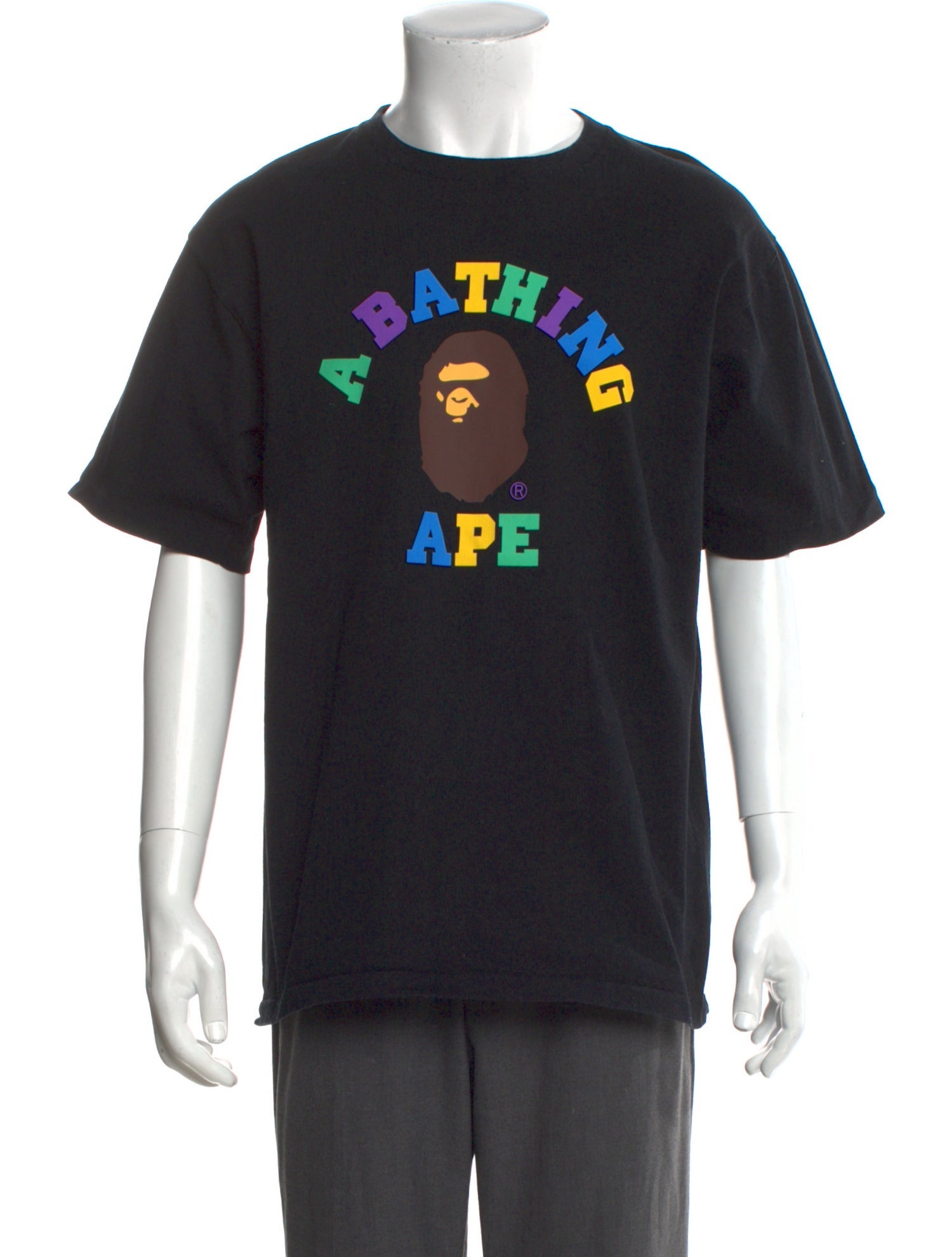 BAPE College Logo Graphic Print T-Shirt