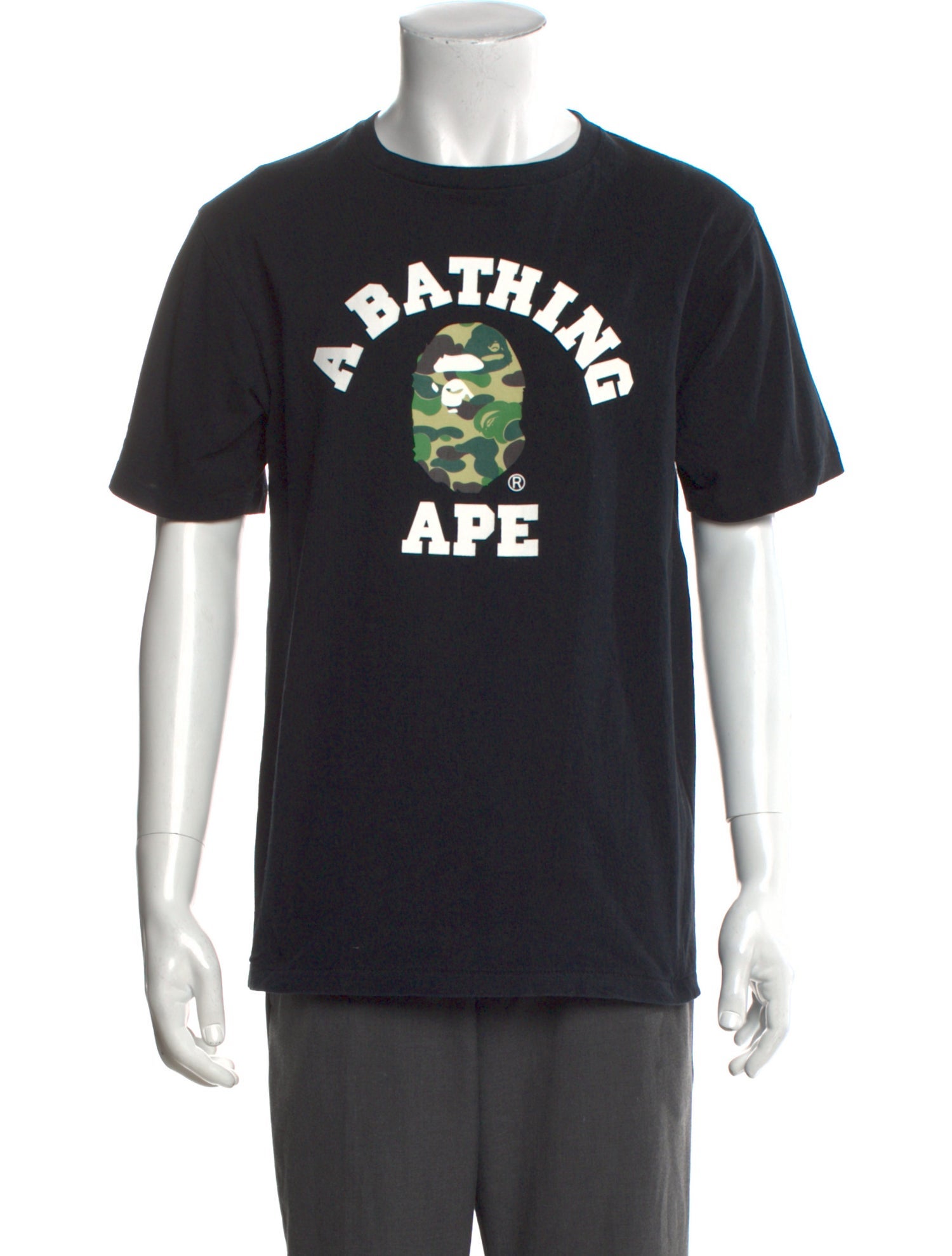 BAPE College Logo Graphic Print T-Shirt